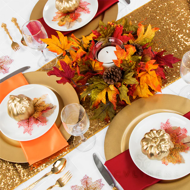 Plain Round 13" Charger Plates - Gold - Image 3