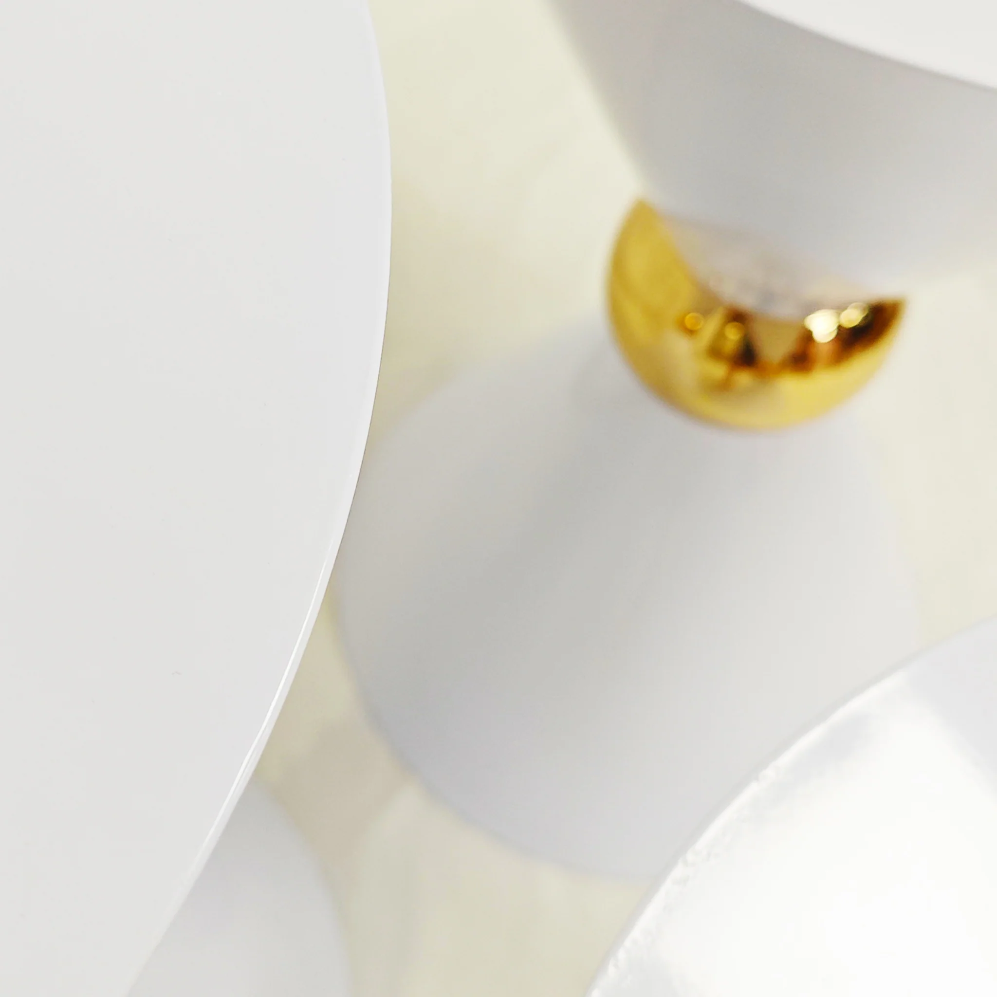 38" Tall Hourglass Plinth Pedestal Stand - White - Image 3
