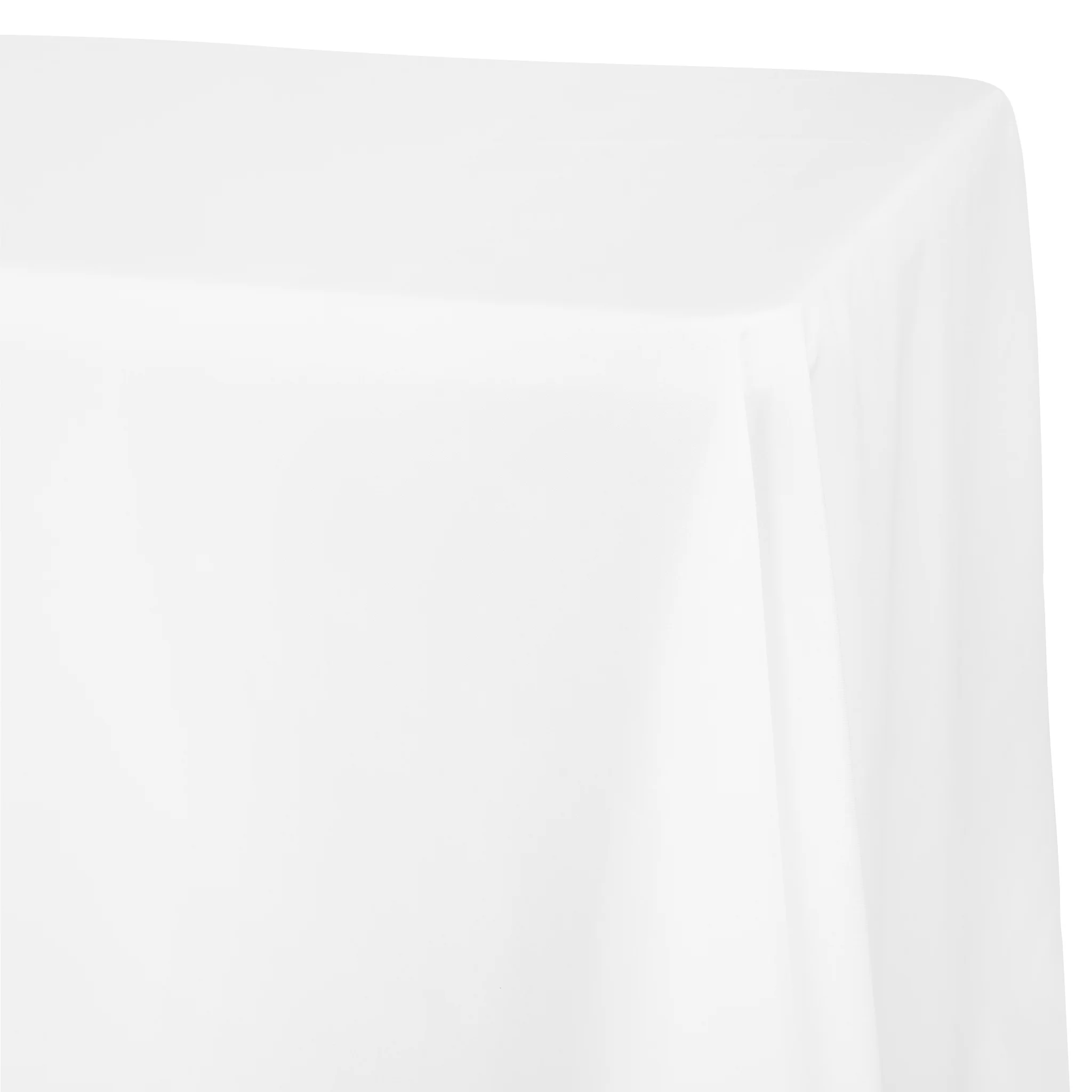 90"x108" Rectangular Oblong Premium Polyester Tablecloth - White - Image 5