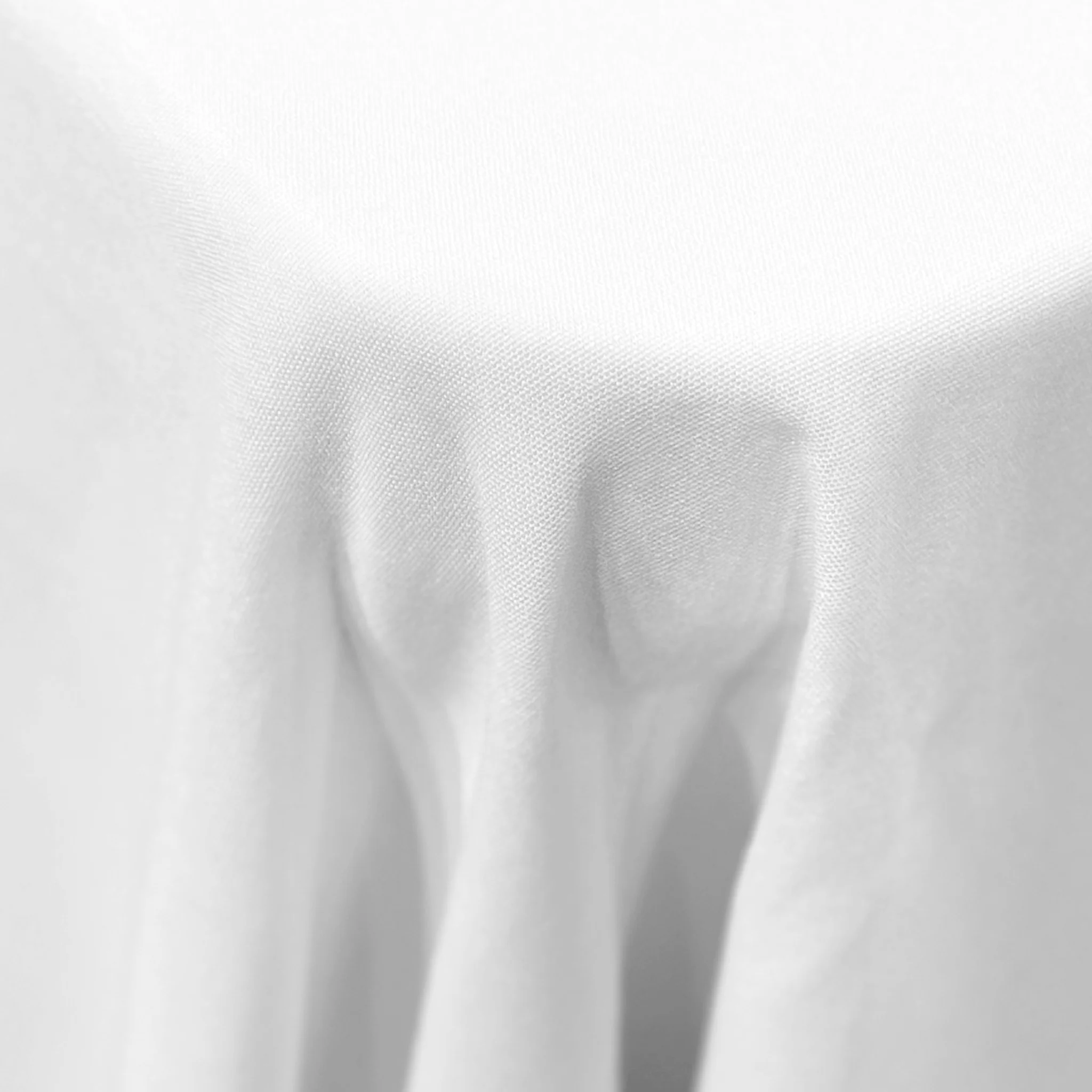 Premium 90"x156" Rectangular White Spun Polyester Tablecloth - Image 8