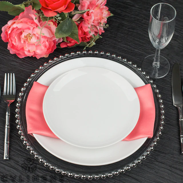Accordion Crinkle Taffeta 132" Round Tablecloth - Black - Image 4