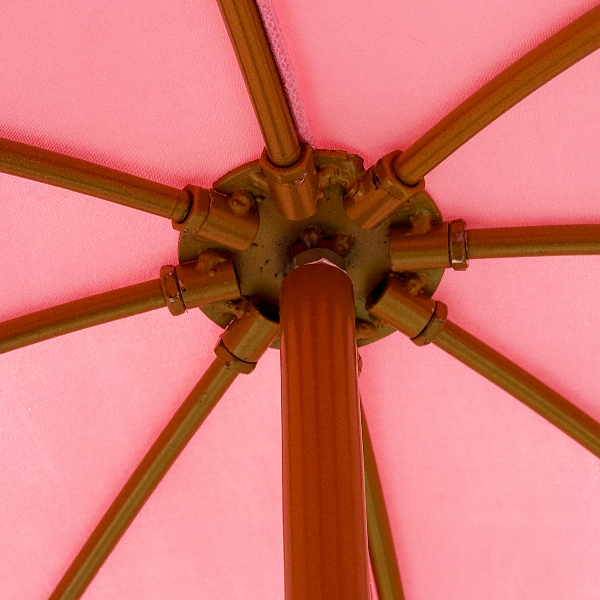Pink Artificial Floral on Spandex Cover for Umbrella Centerpiece Stand - Image 8