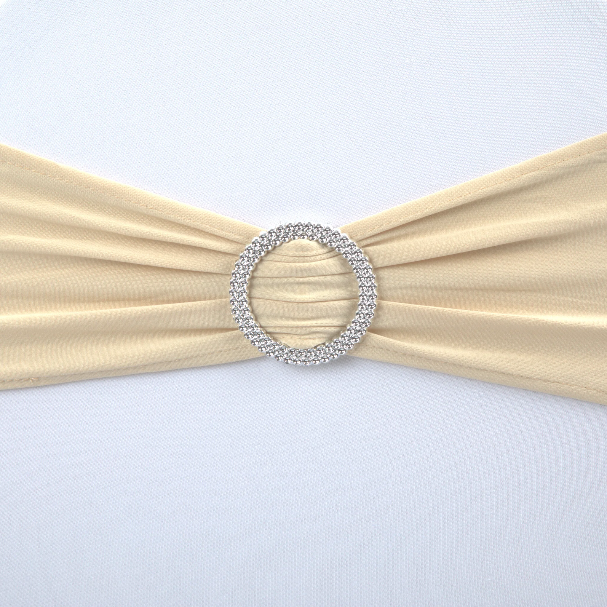 Buckle Spandex Stretch Chair Band - Champagne - Image 2