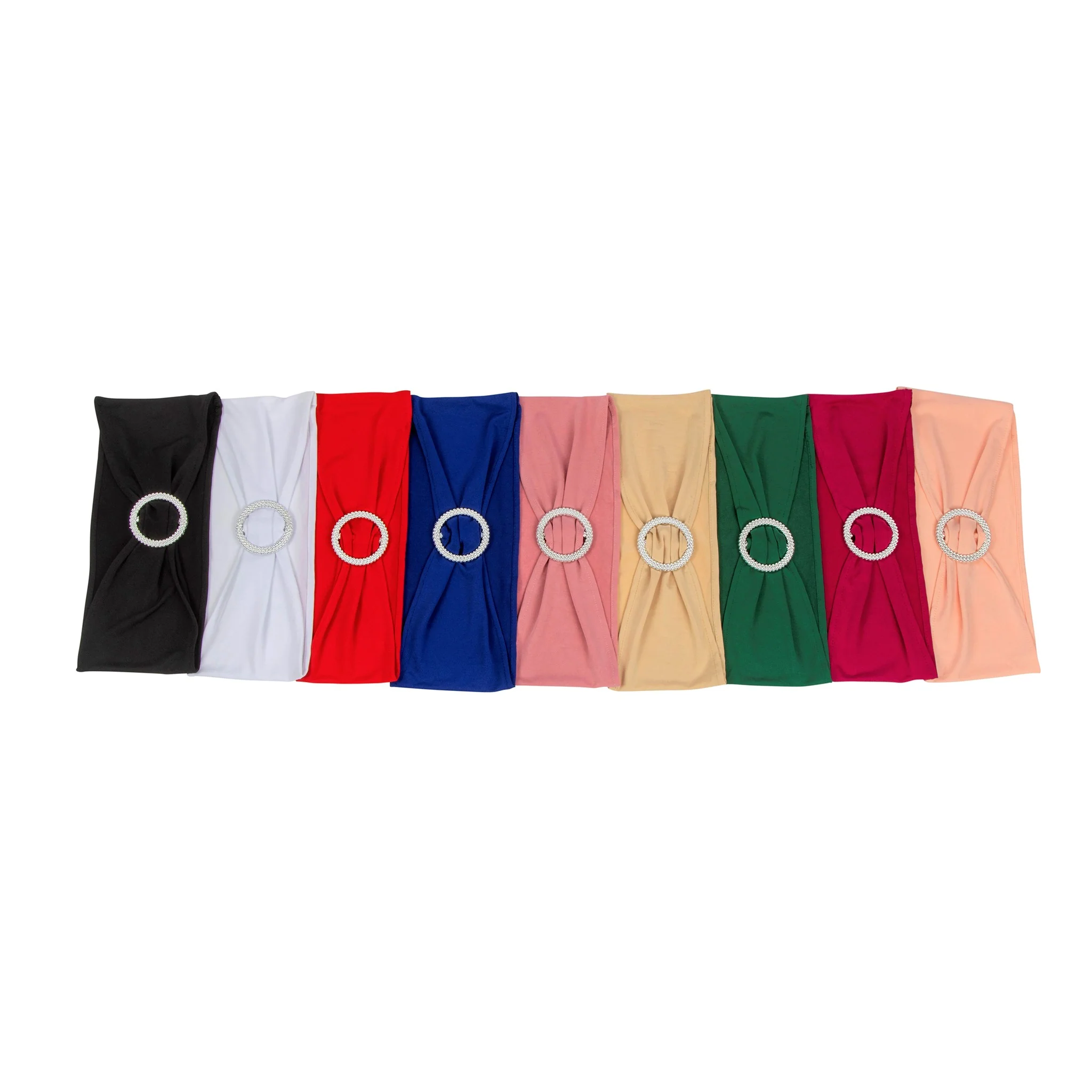 Buckle Spandex Stretch Chair Band - Champagne - Image 6