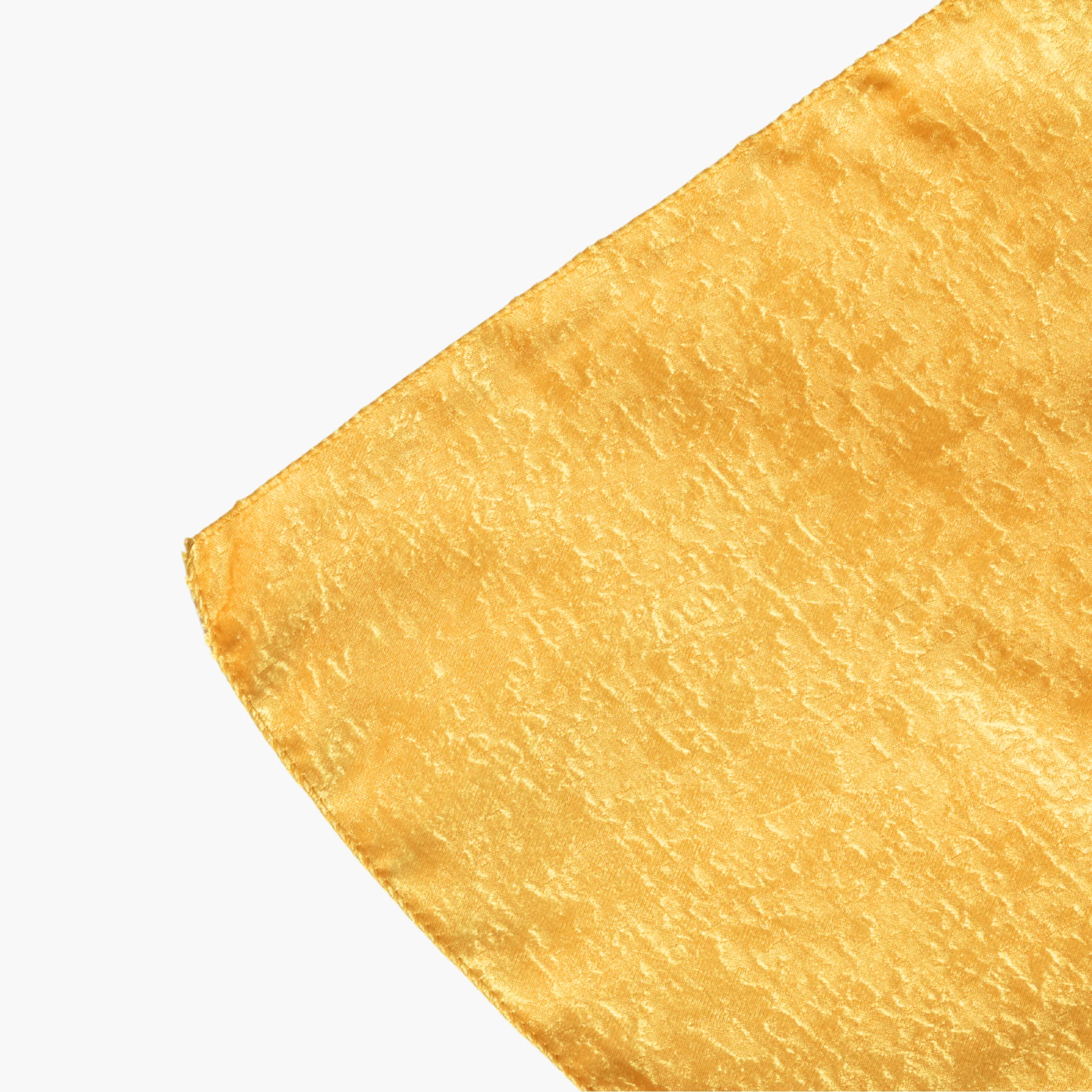Crinkle Shimmer 90"x156" Rectangular Tablecloth - Gold - Image 3