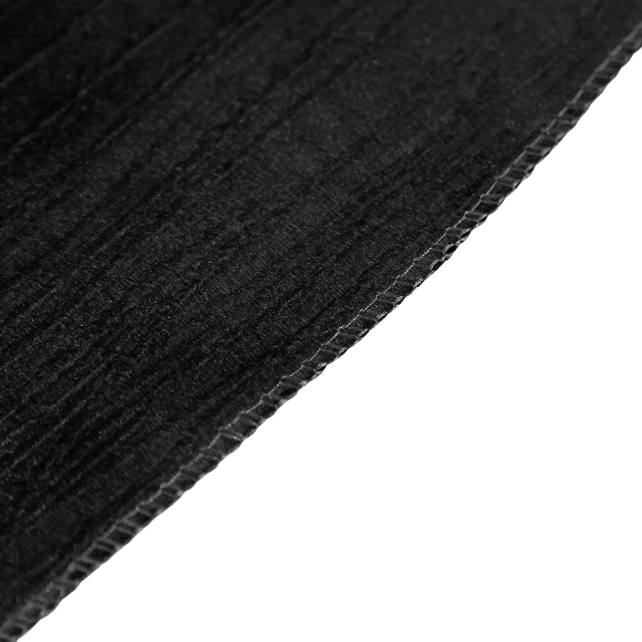 Crinkle Velvet 120" Round Tablecloth - Black - Image 7