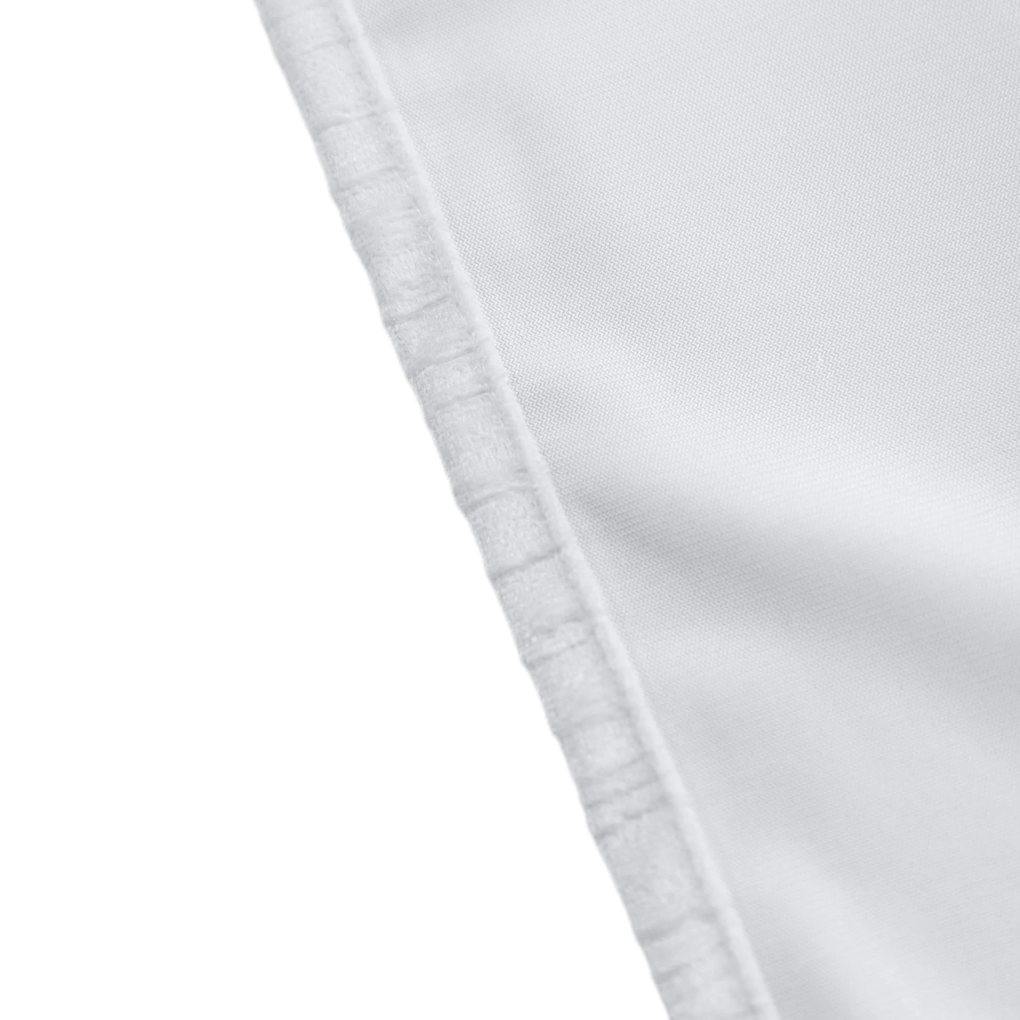 5 pcs/pk Crinkle Velvet 20"x20" Linen Napkin - White - Image 4
