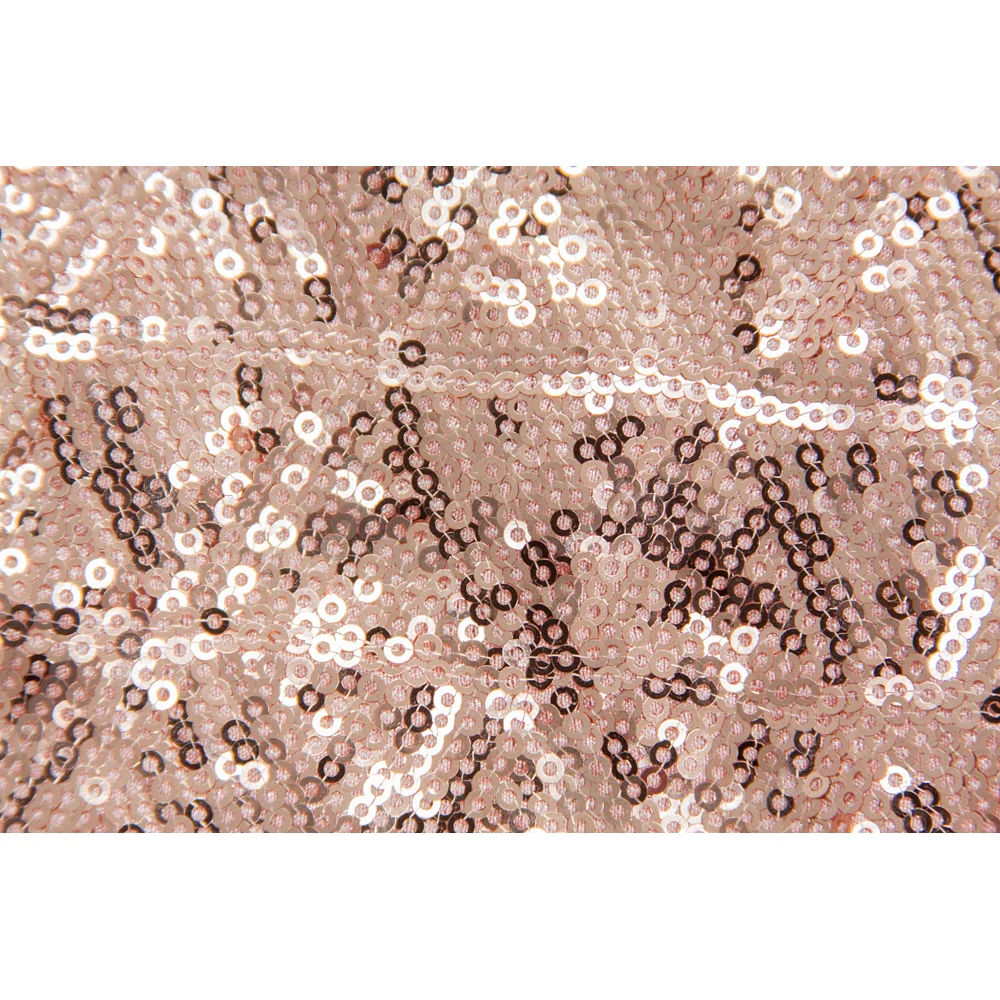 Diamond Glitz Sequin Table Runner - Blush/Rose Gold - Image 3
