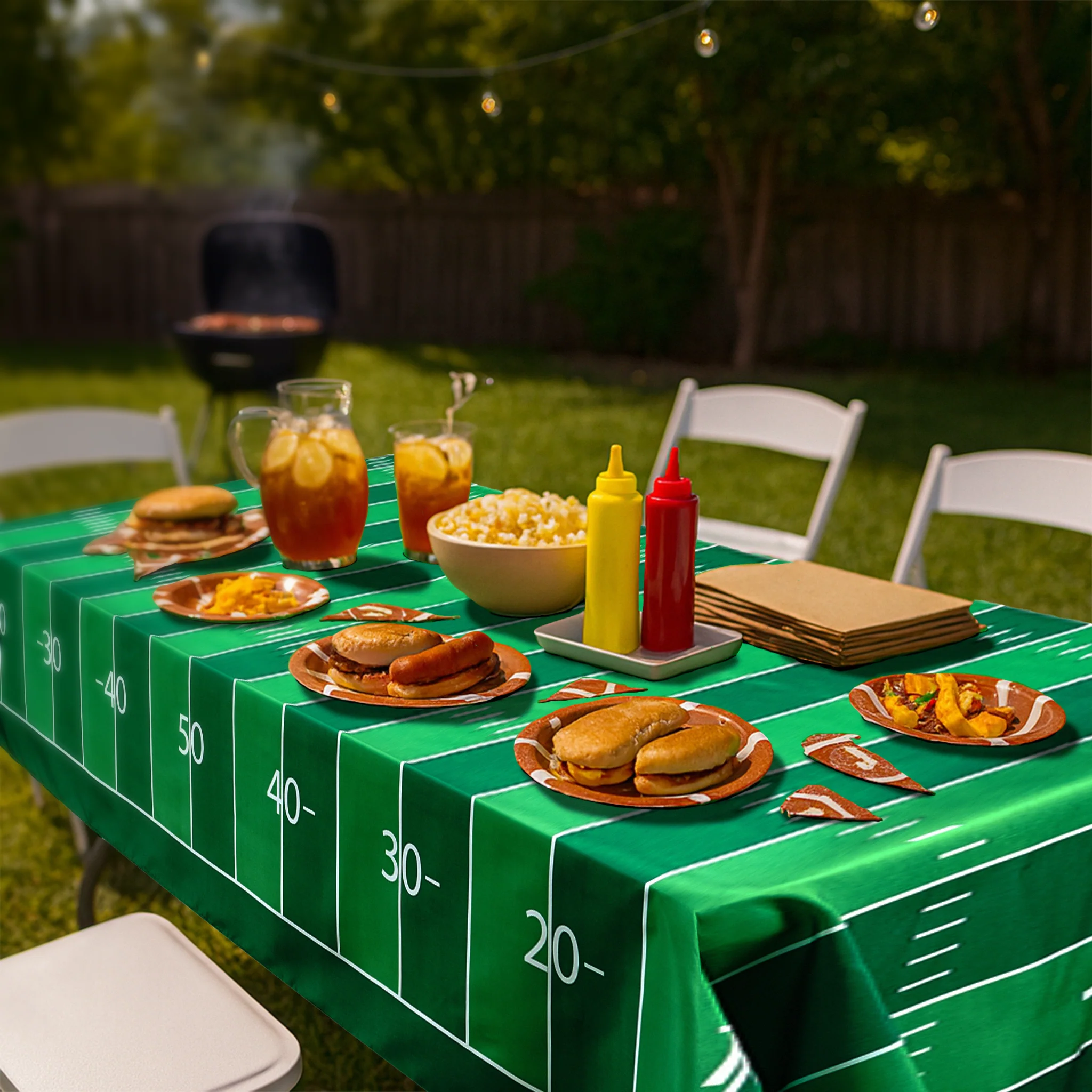 Football Field Sport Tablecloth 60" x 120"