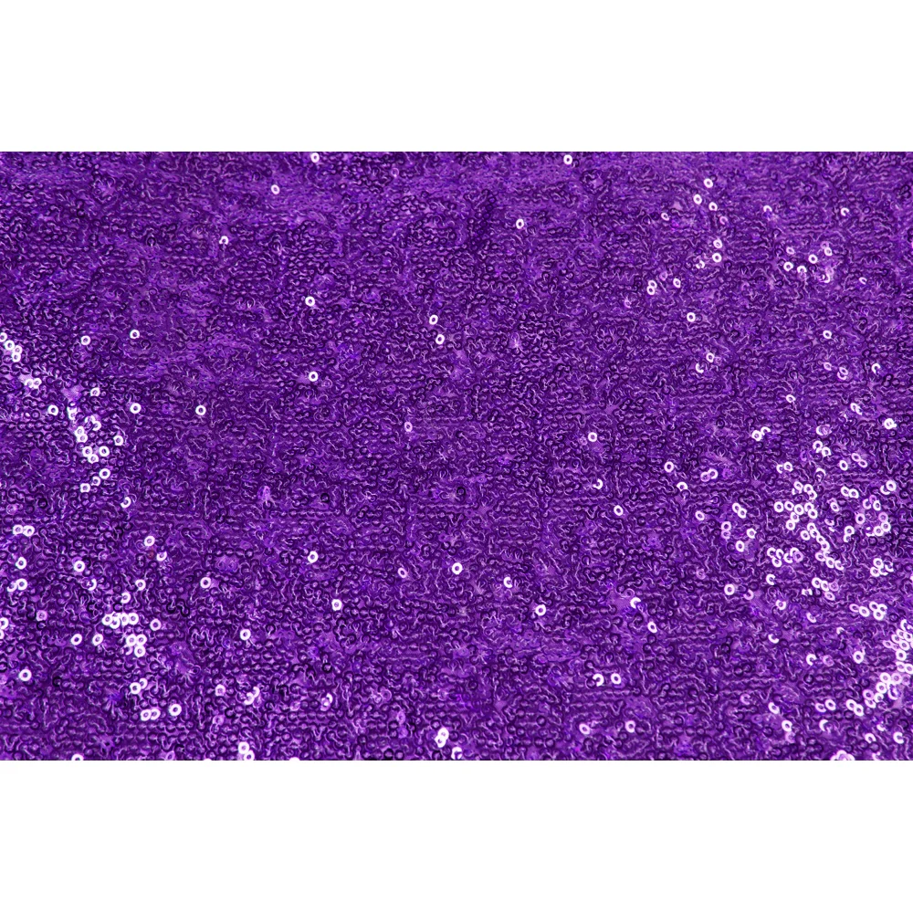 Glitz Sequin 14ft H x 52" W Drape/Backdrop panel - Purple - Image 3