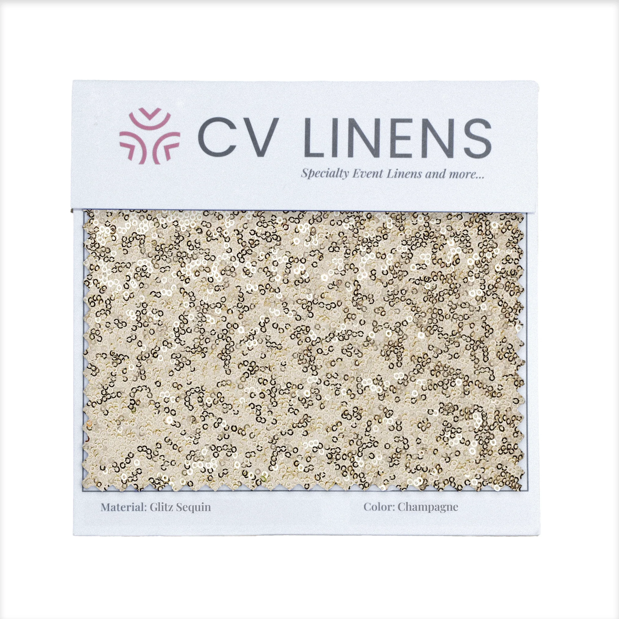 Glitz Swatch Card - Champagne