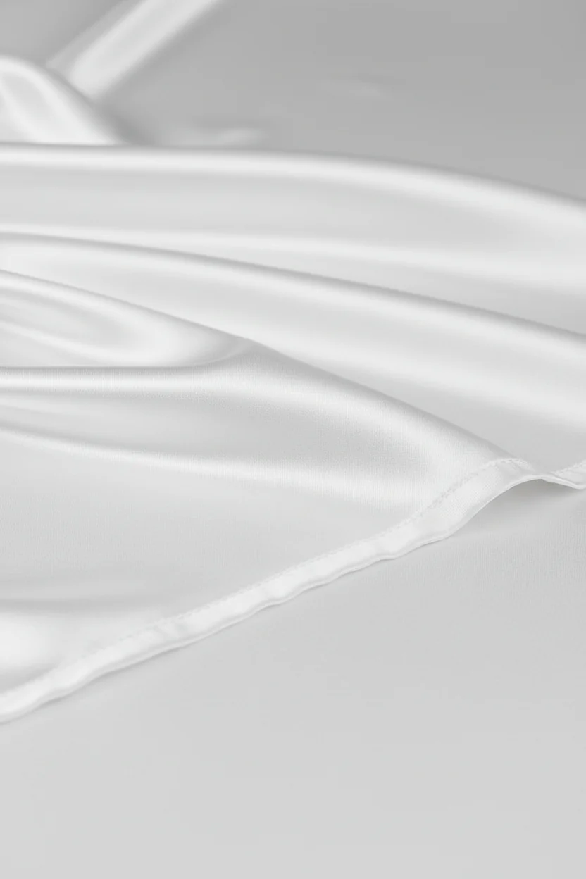Lamour Satin Napkin 20"x20" - White - Image 4