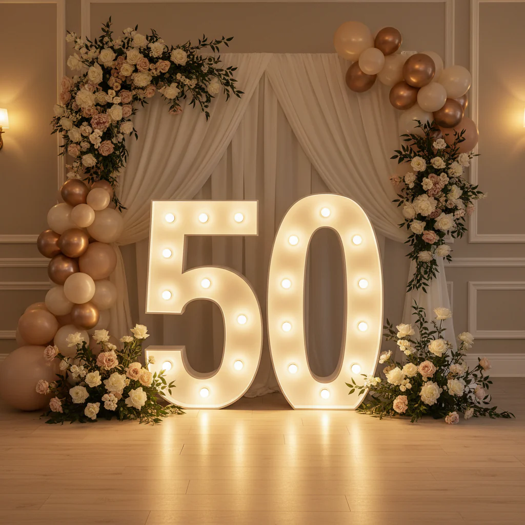 Large 4ft Tall LED Marquee Number - 0 - Image 4
