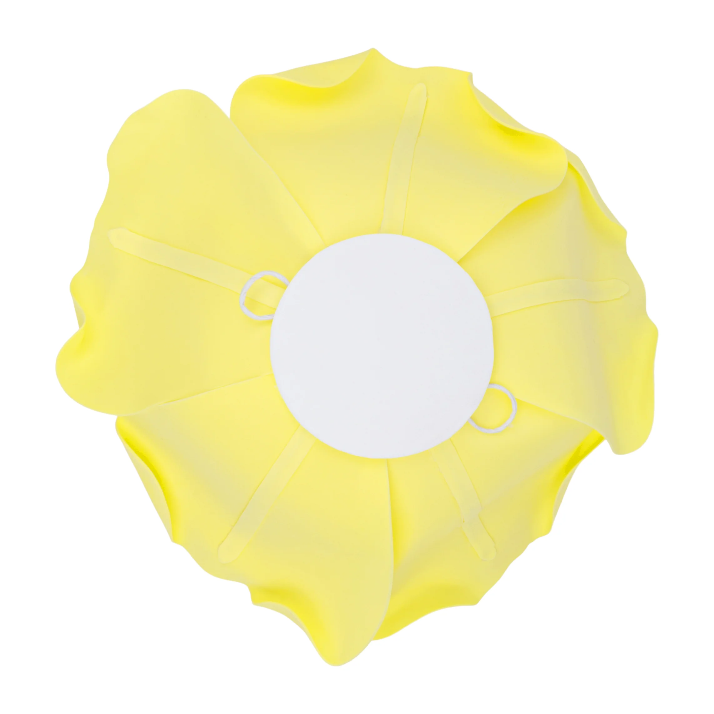 Large Foam Rose Wall Decor 40 cm - Yellow - Image 2