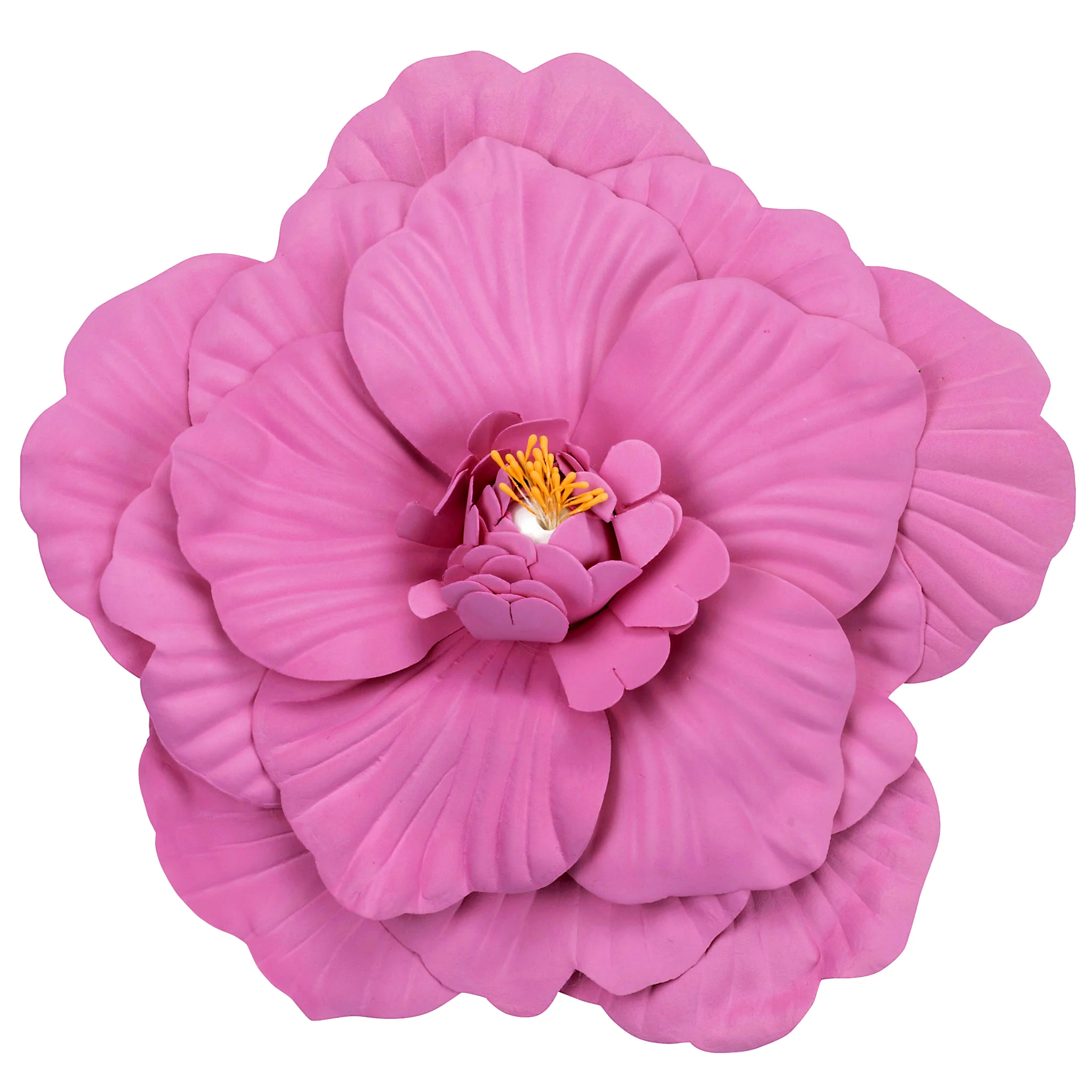 Large Foam Wedding Flower Wall Backdrop Decor 30 cm - Fuchsia
