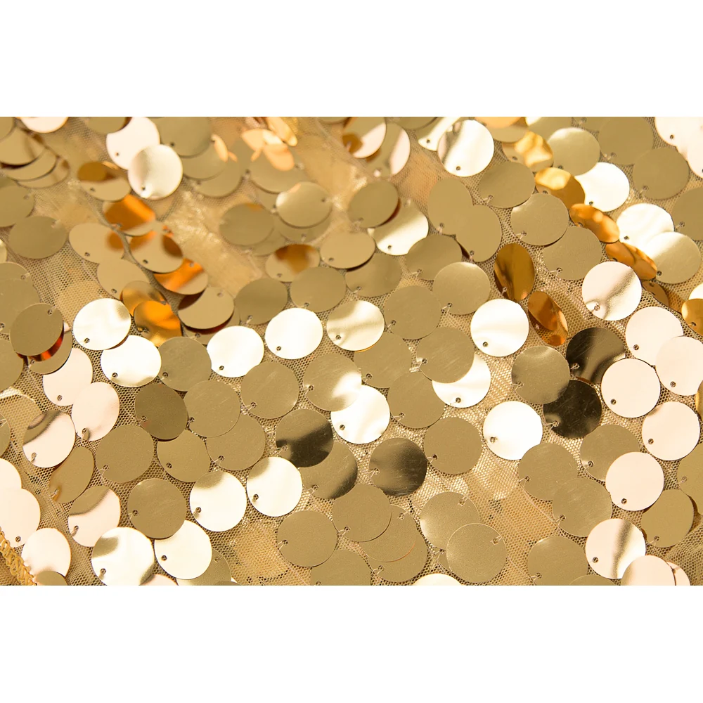 Large Payette Sequin Table Runner - Gold - Image 3