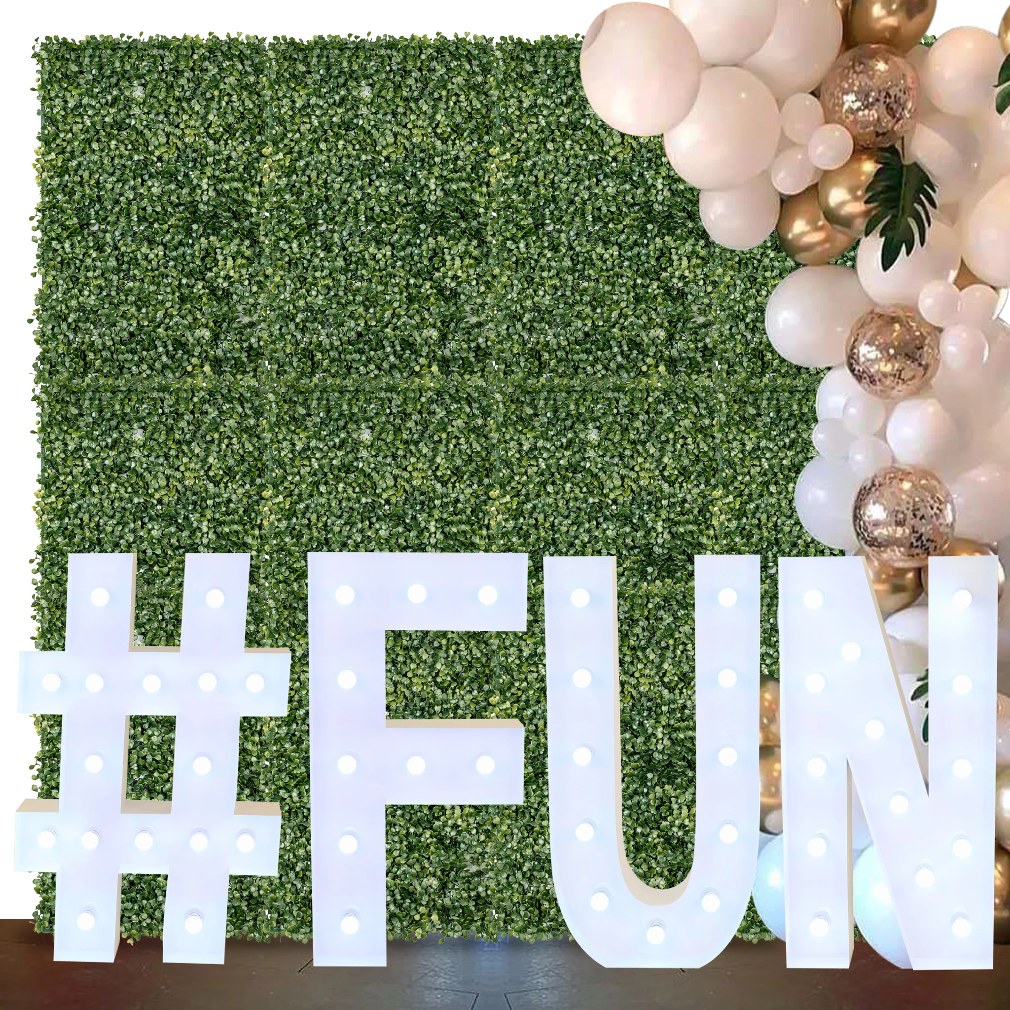 Pound Sign "#" LED Marquee Large 4ft Tall - Image 2