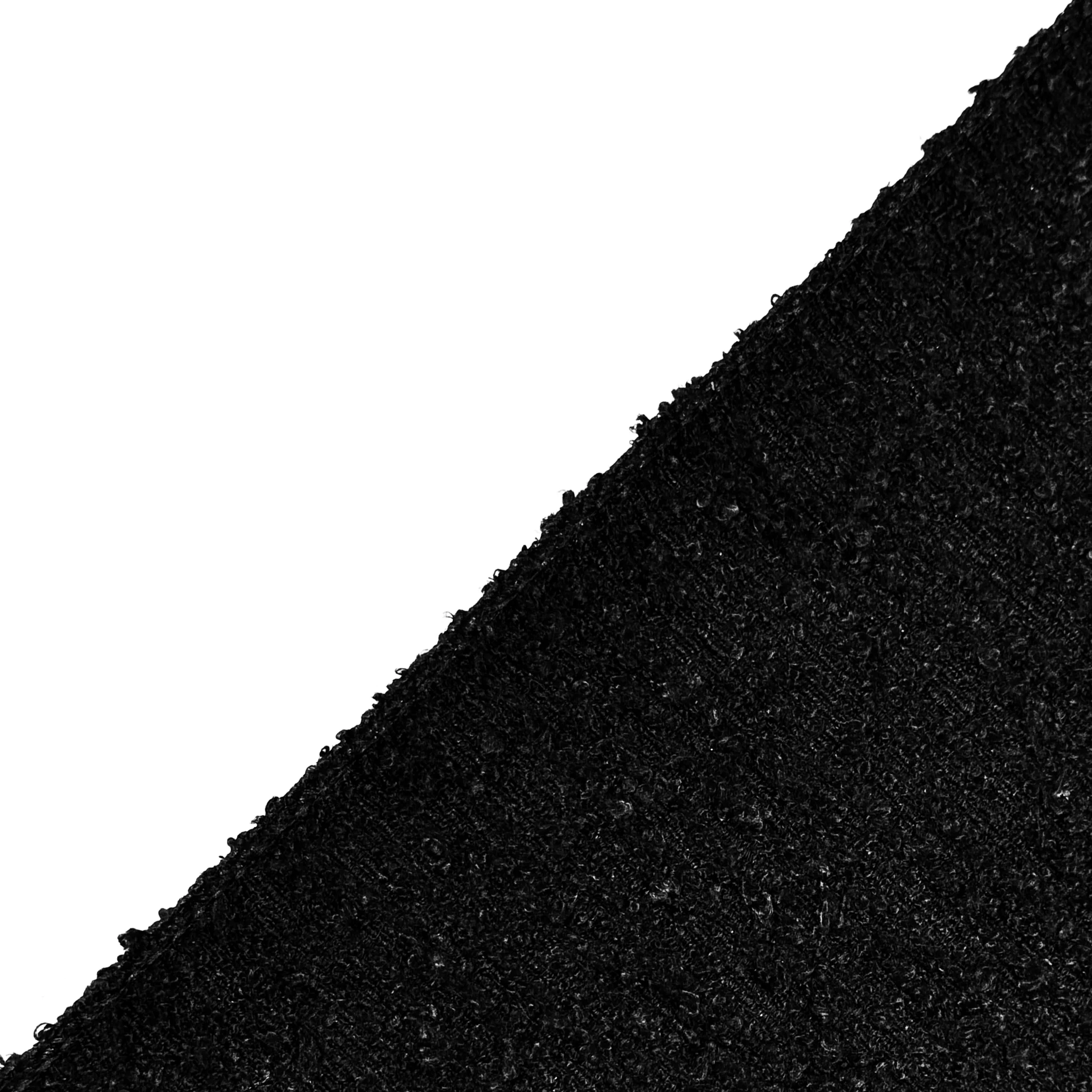 Luxury Boucle Table Runner - Black - Image 4