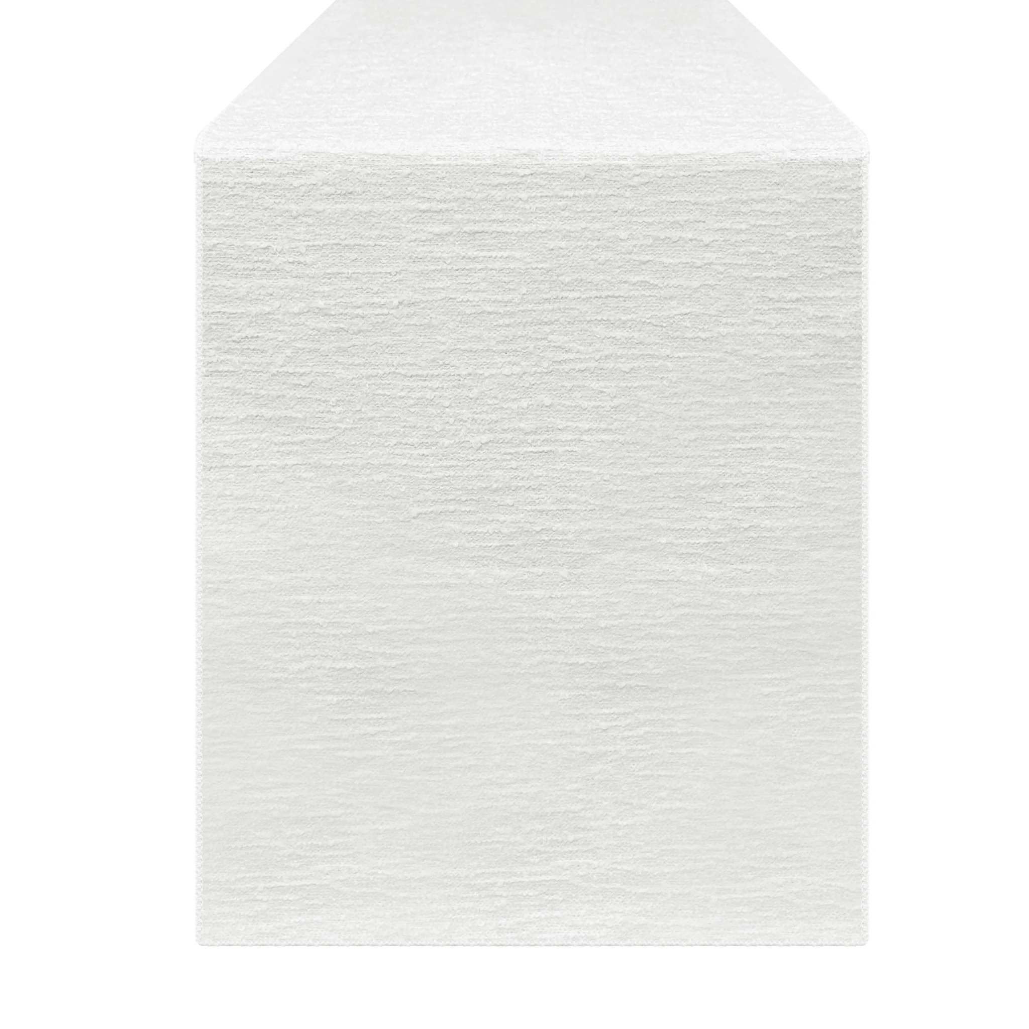 Luxury Boucle Table Runner - White - Image 3