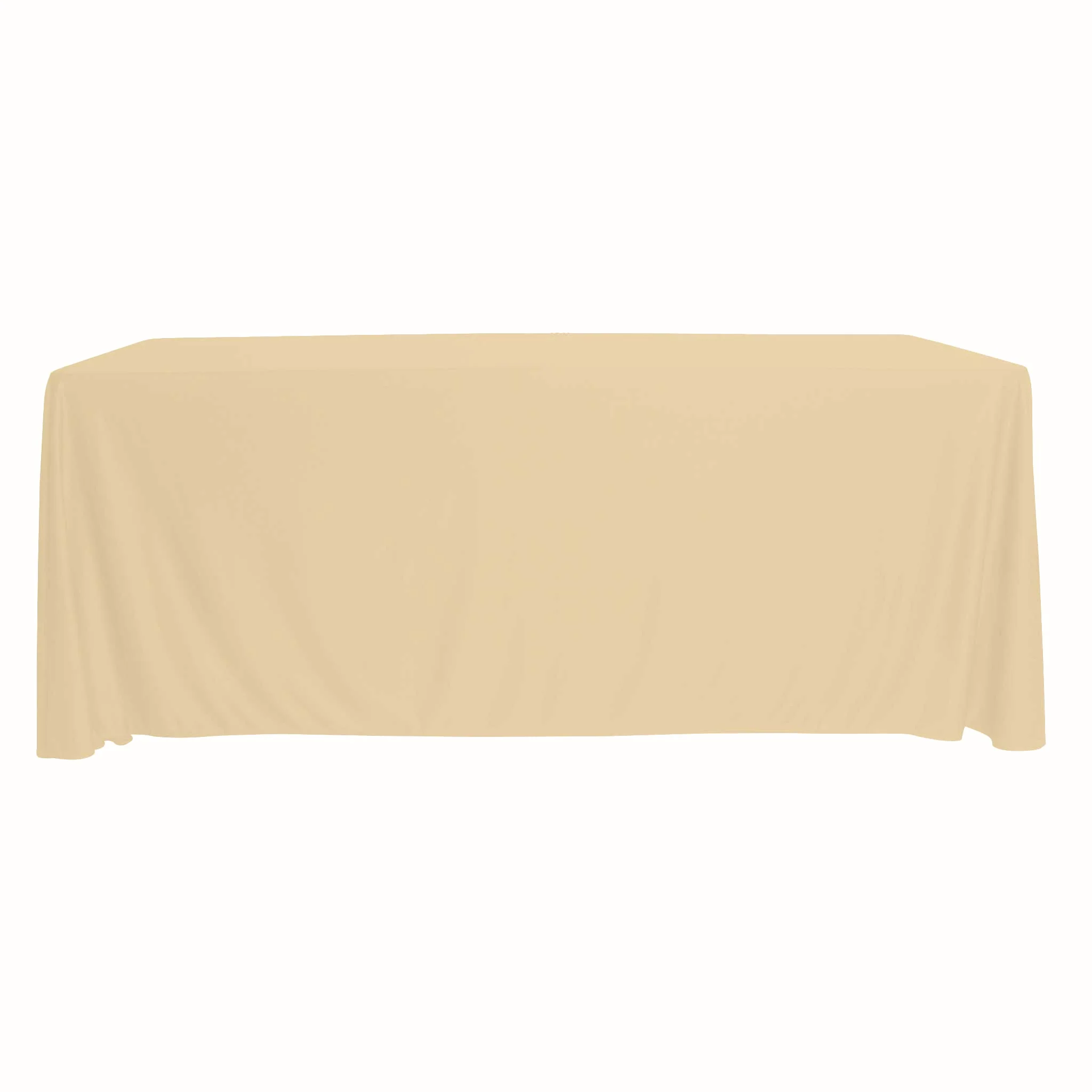 Scuba King 108"x156" Rectangular Tablecloth - Champagne
