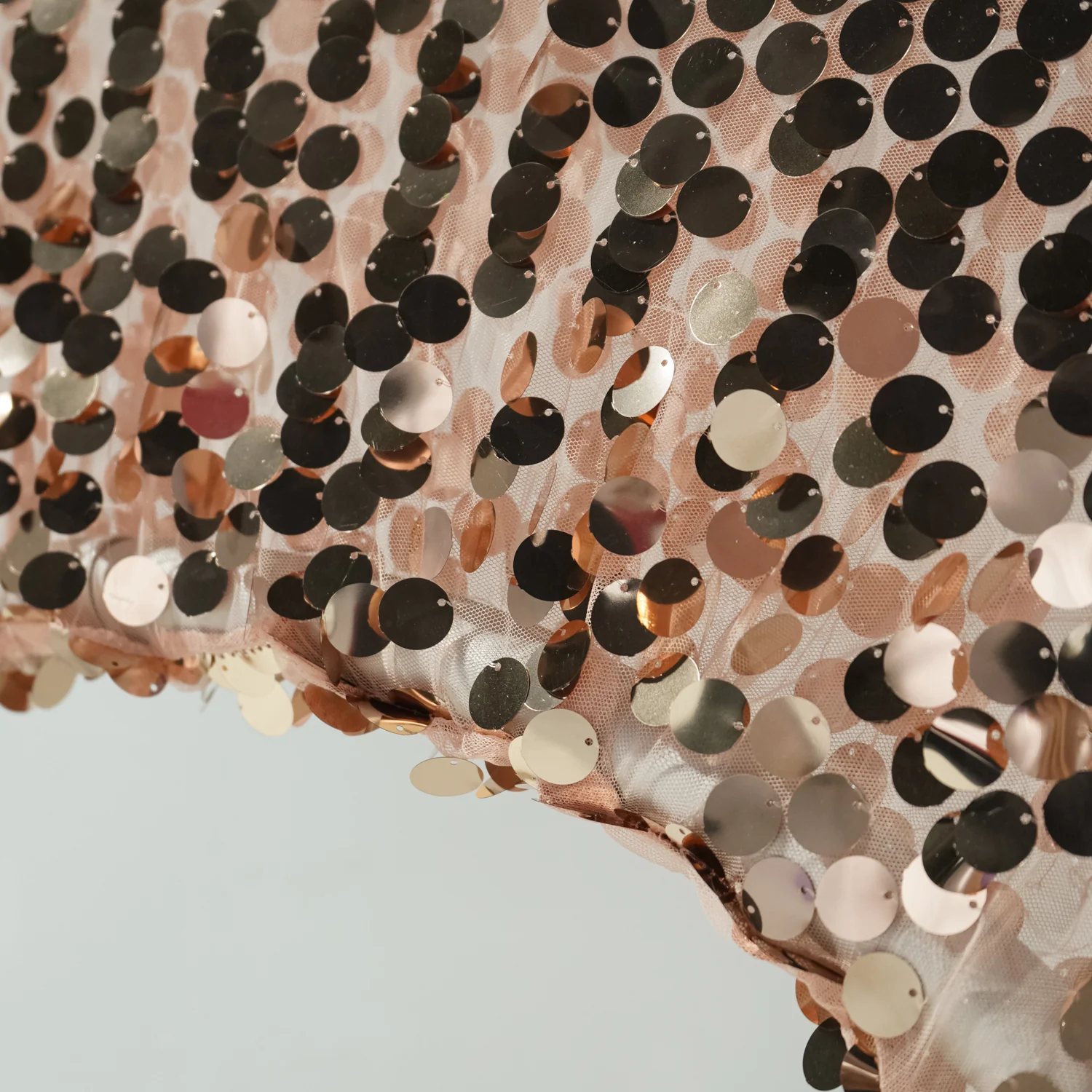Payette Sequin Open Center Arch Cover - Blush/Rose Gold - Image 3