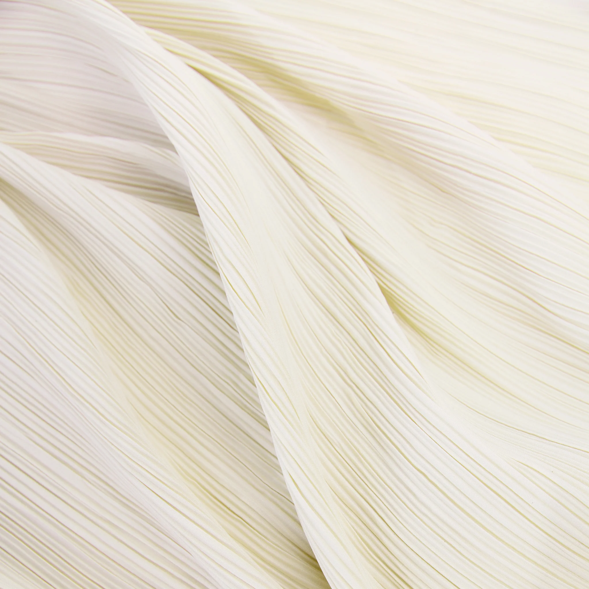 Pleated Crinkle DIY Textured Fabric 10 yards - Ivory - Image 4