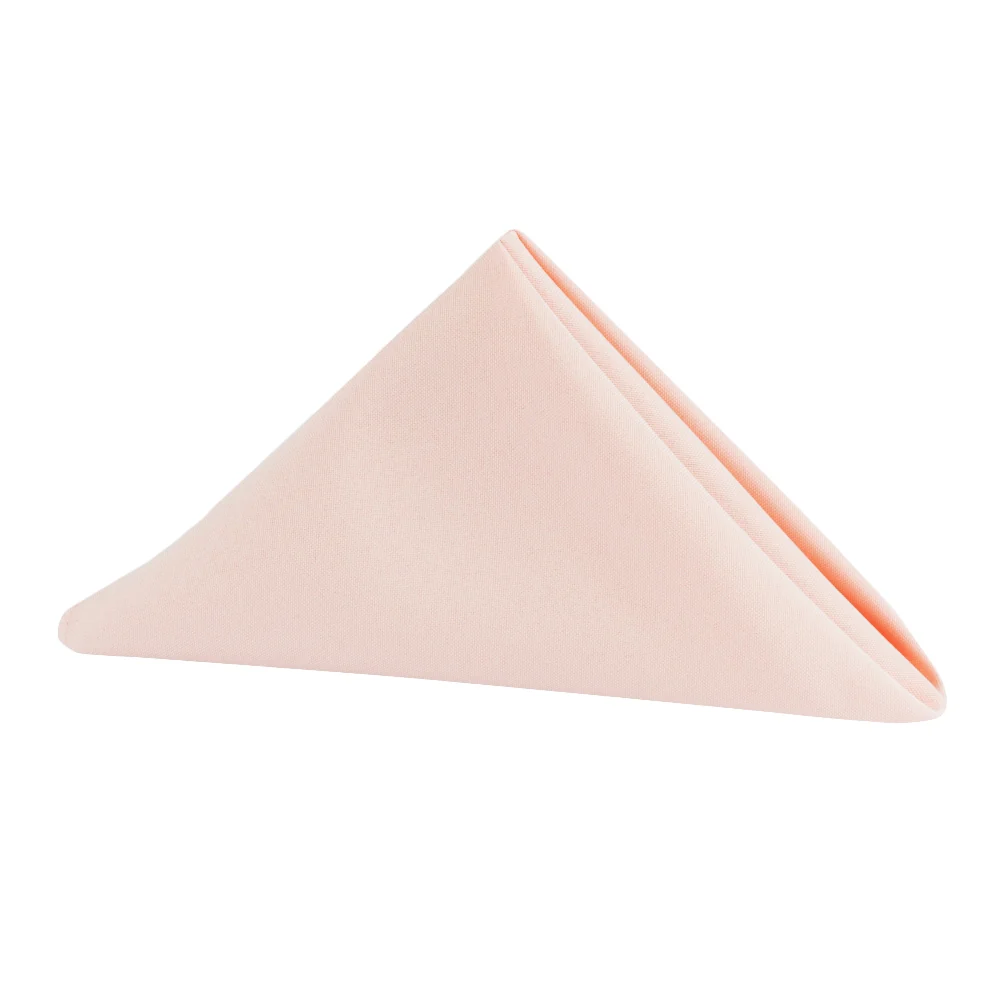 Premium Polyester Napkin 20"x20" - Blush/Rose Gold