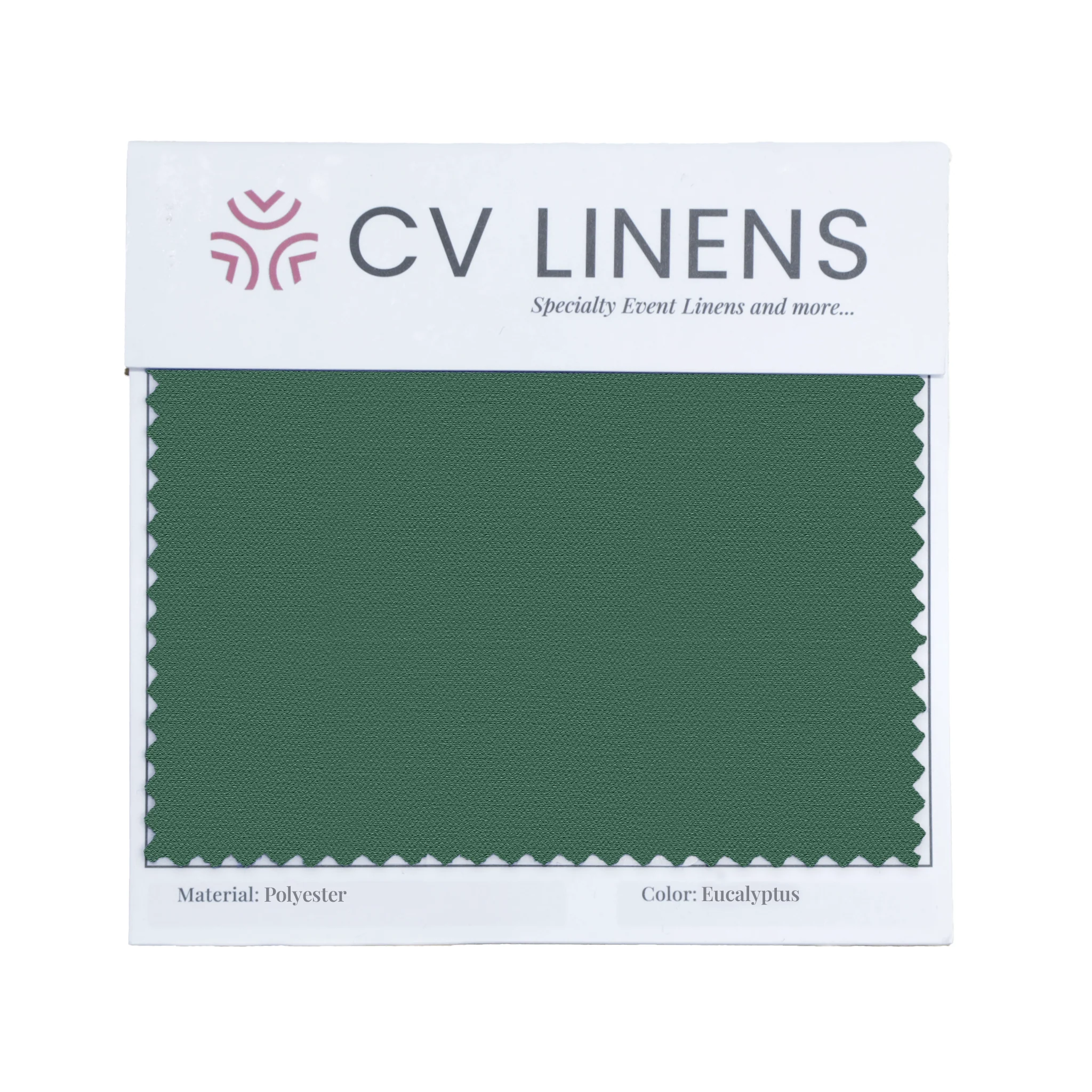 Polyester Swatch Card - Eucalyptus