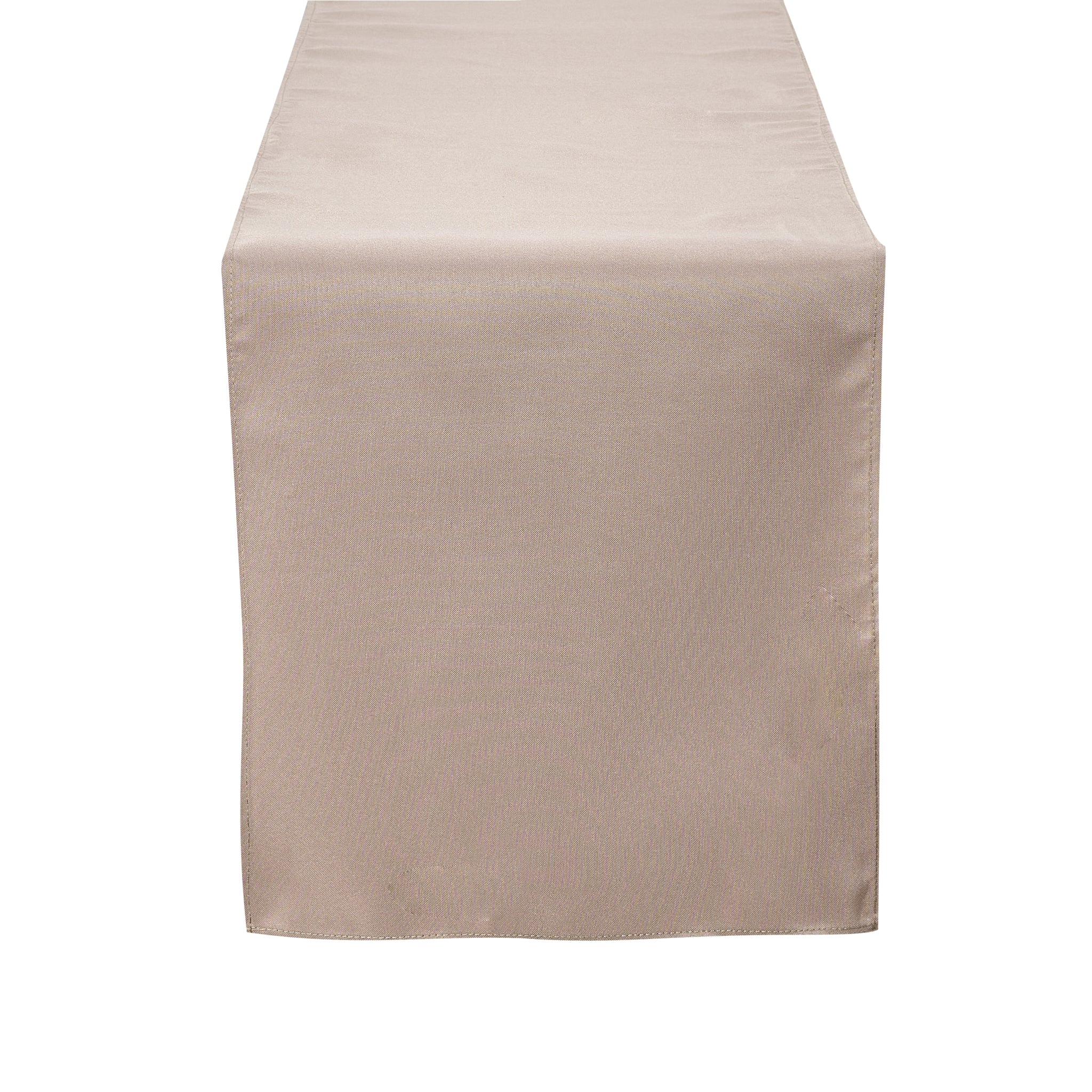Polyester Table Runner - Taupe - Image 2