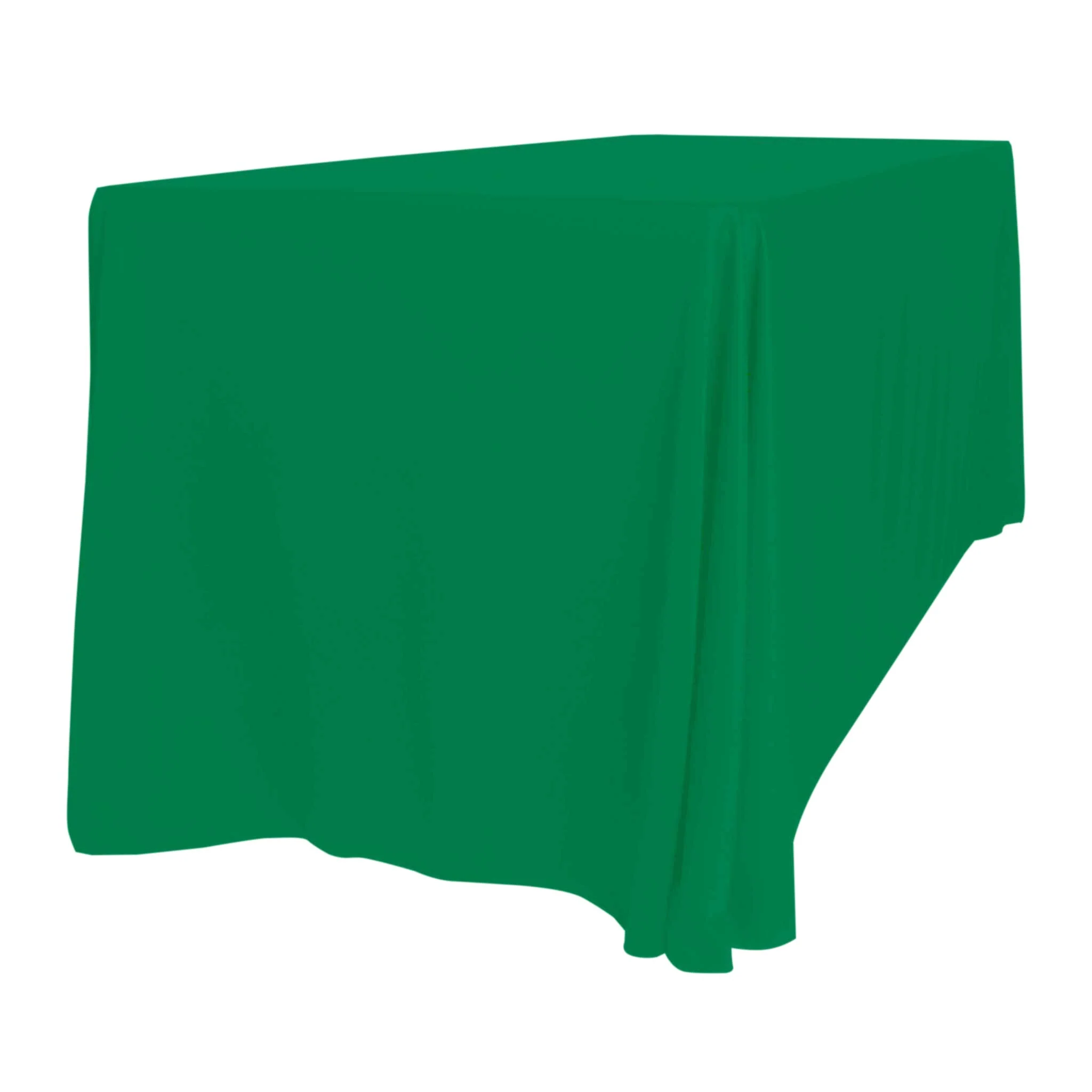 Scuba 90"x132" Rectangular Oblong Tablecloth - Emerald Green - Image 3