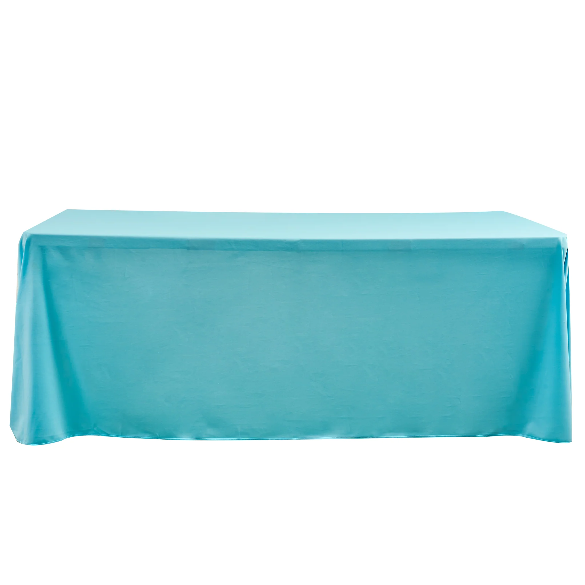 Scuba 90"x156" Rectangular Oblong Tablecloth - Turquoise