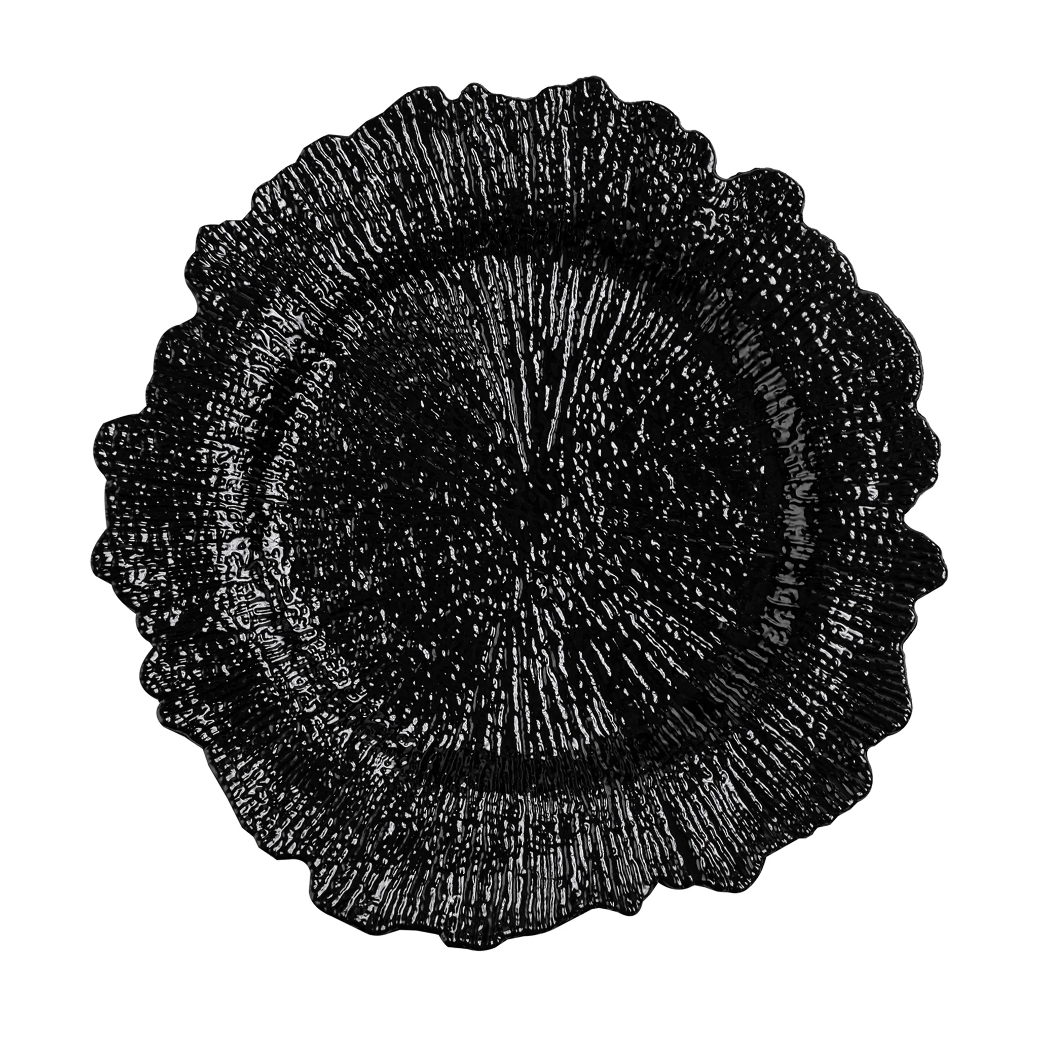 Reef Acrylic Charger Plate - Black - Image 4