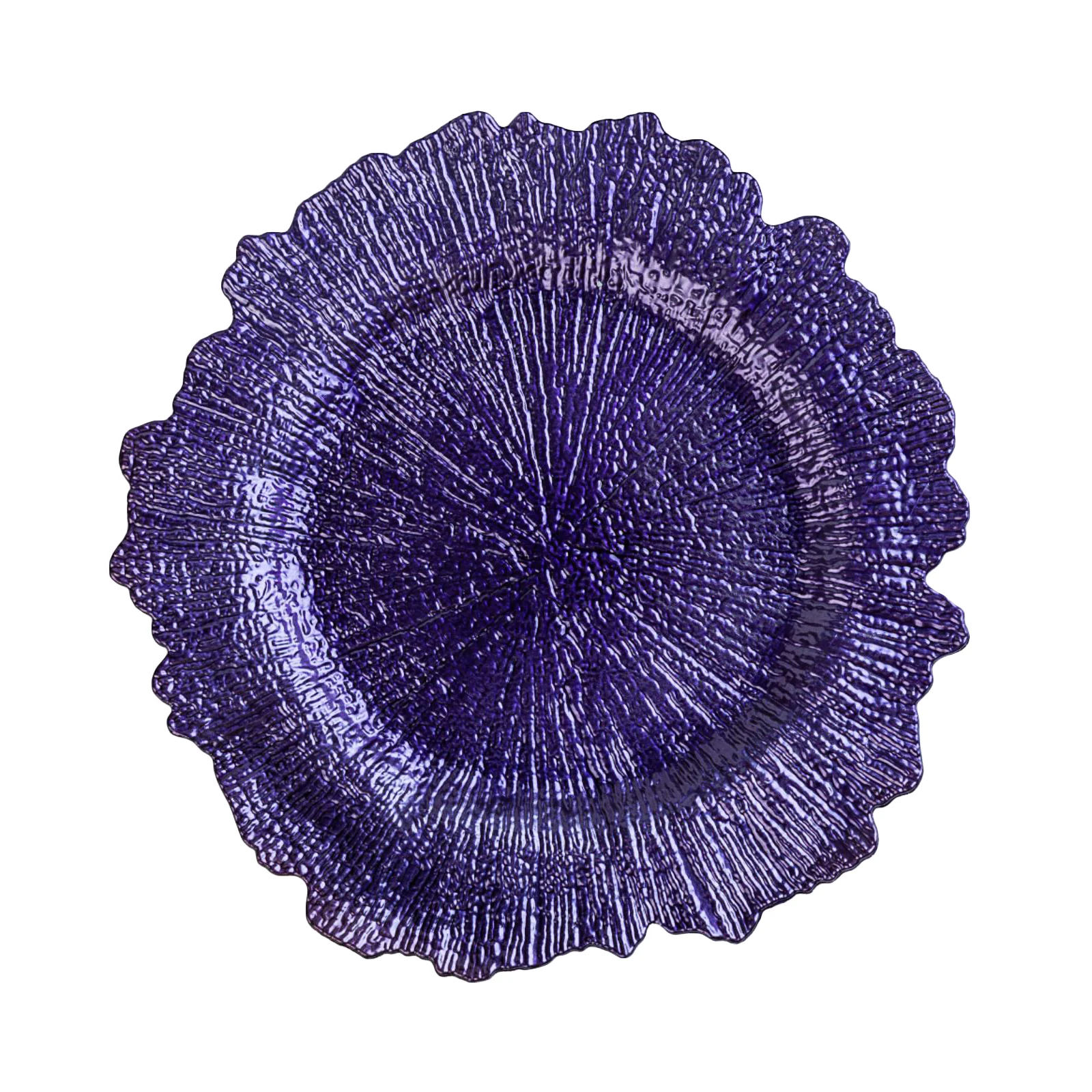 Reef Acrylic Charger Plate - Purple - Image 2