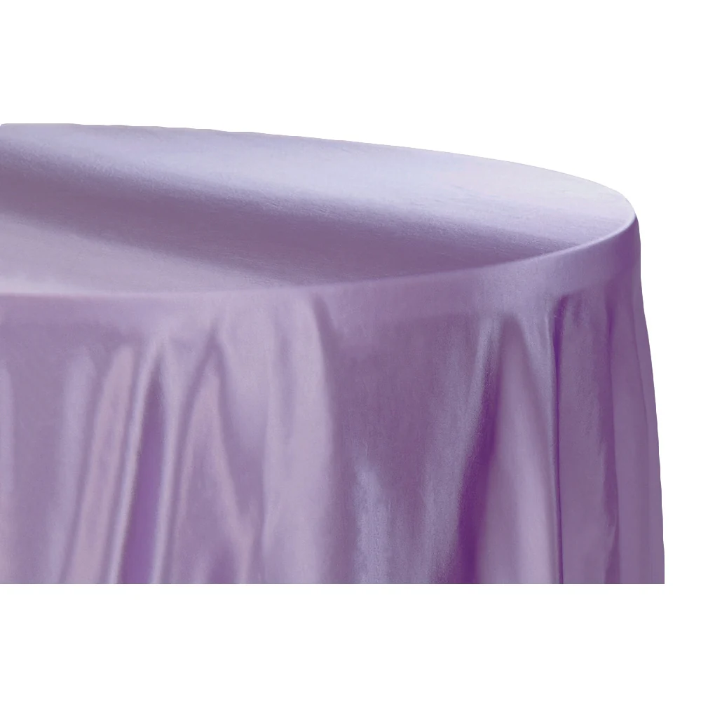 Satin 108" Round Tablecloth - Victorian Lilac/Wisteria - Image 2
