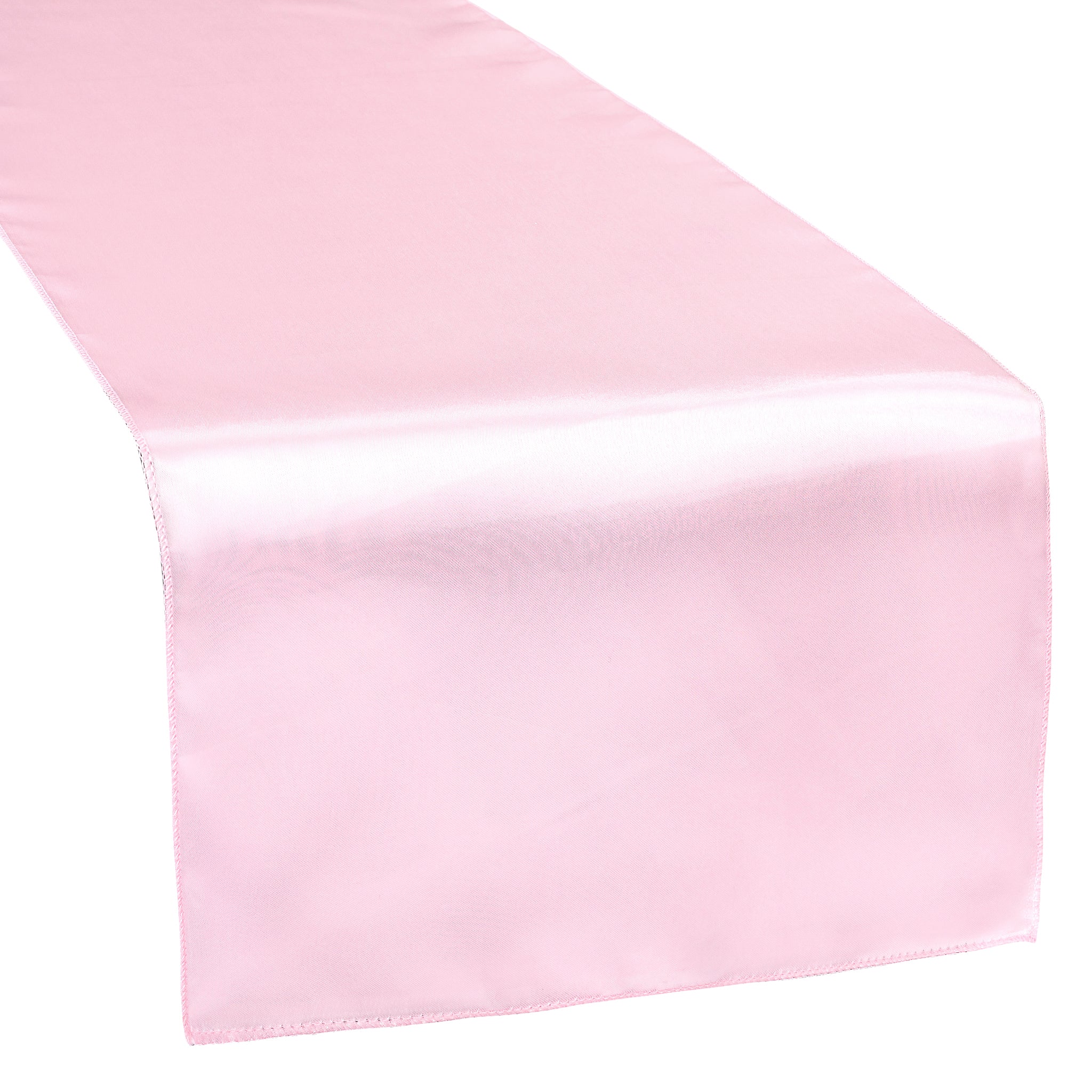 Satin Table Runner - Medium Pink - Image 3