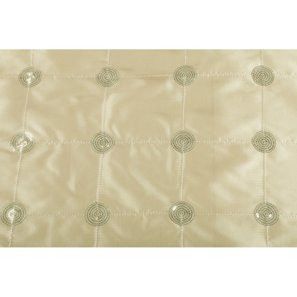 Sequins Taffeta Napkin 20"x20" - Champagne - Image 3