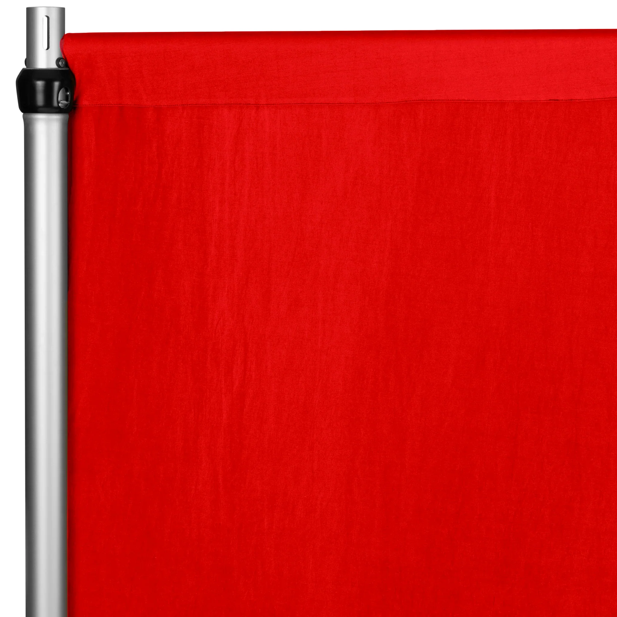Spandex 4-way Stretch Drape Curtain 12ft H x 118" W - Red - Image 2