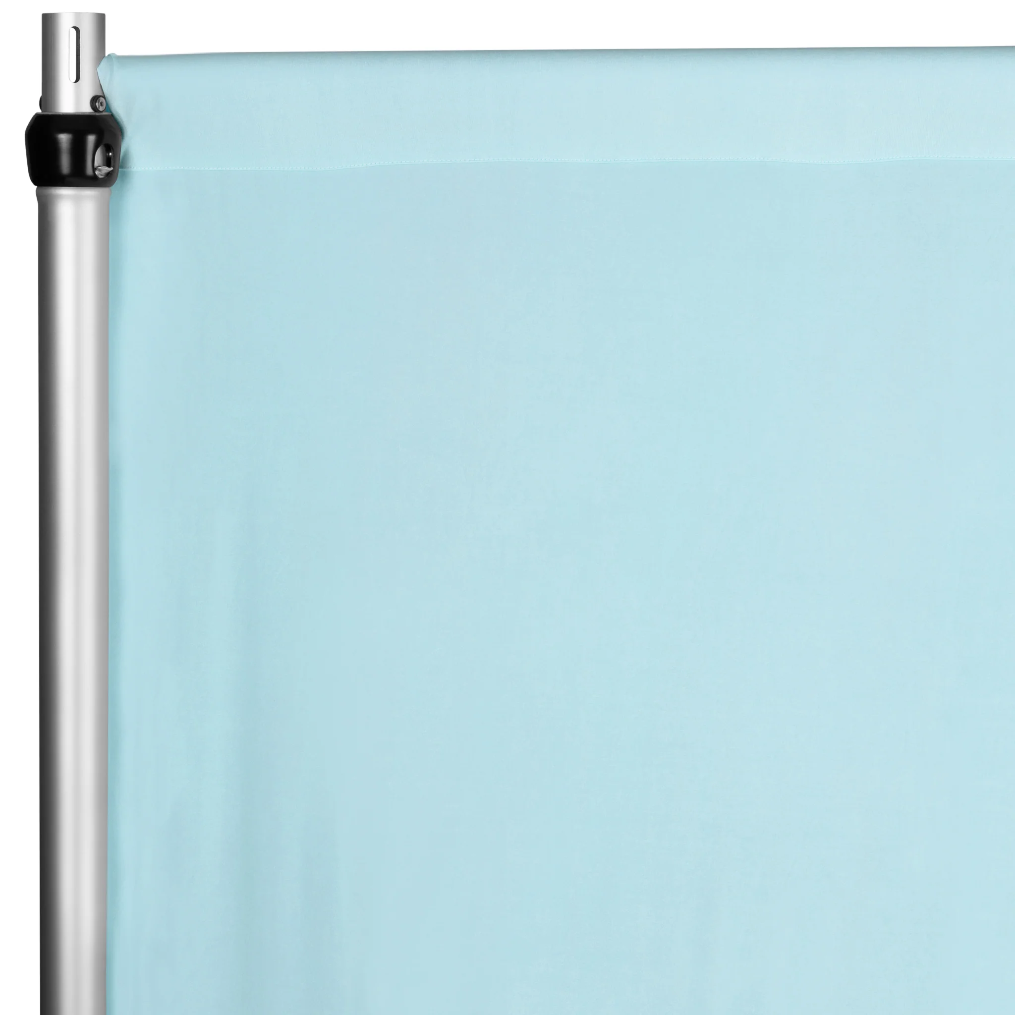 Spandex 4-way Stretch Drape Curtain 12ft H x 60" W - Baby Blue - Image 4