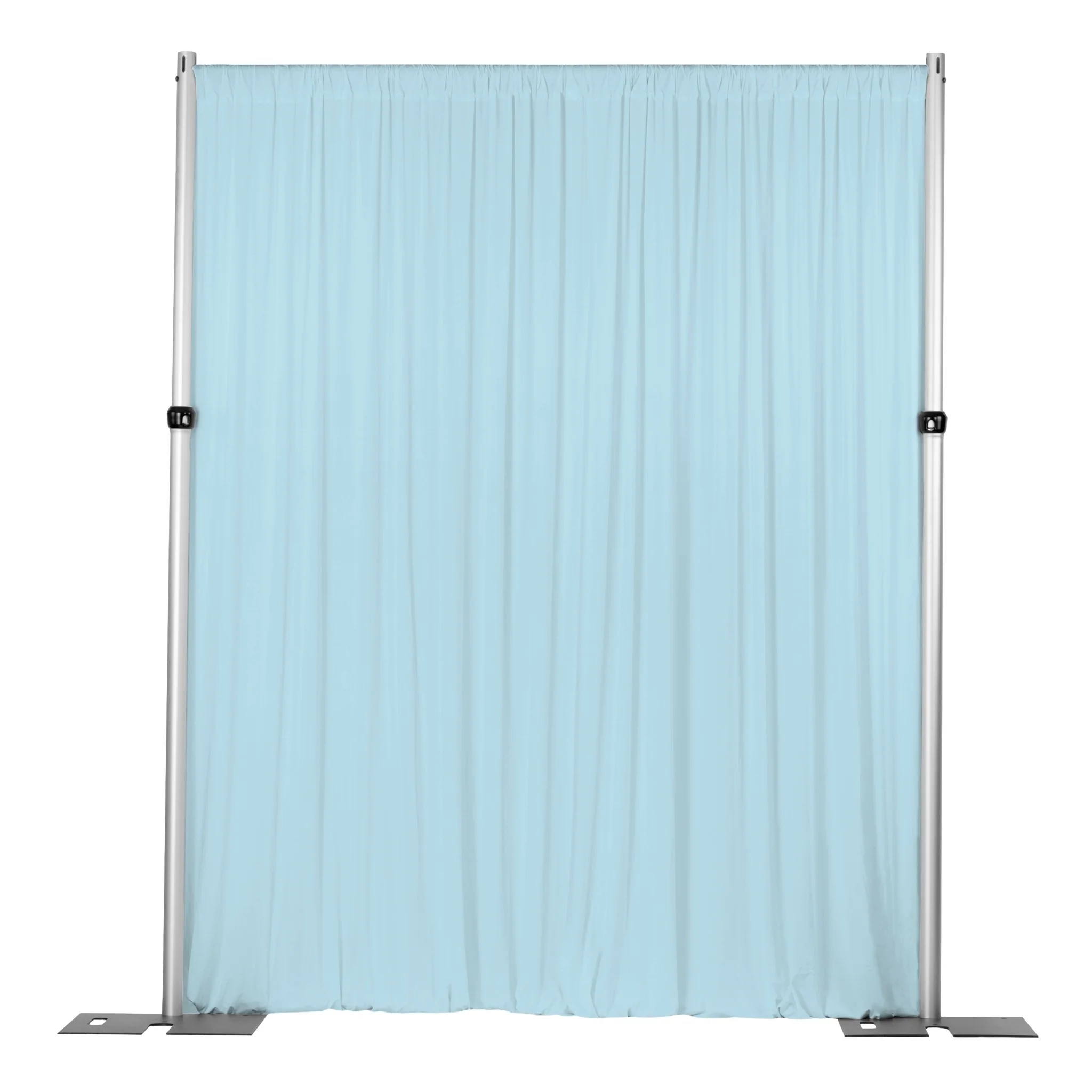 Spandex 4-way Stretch Drape Curtain 12ft H x 60" W - Baby Blue - Image 5
