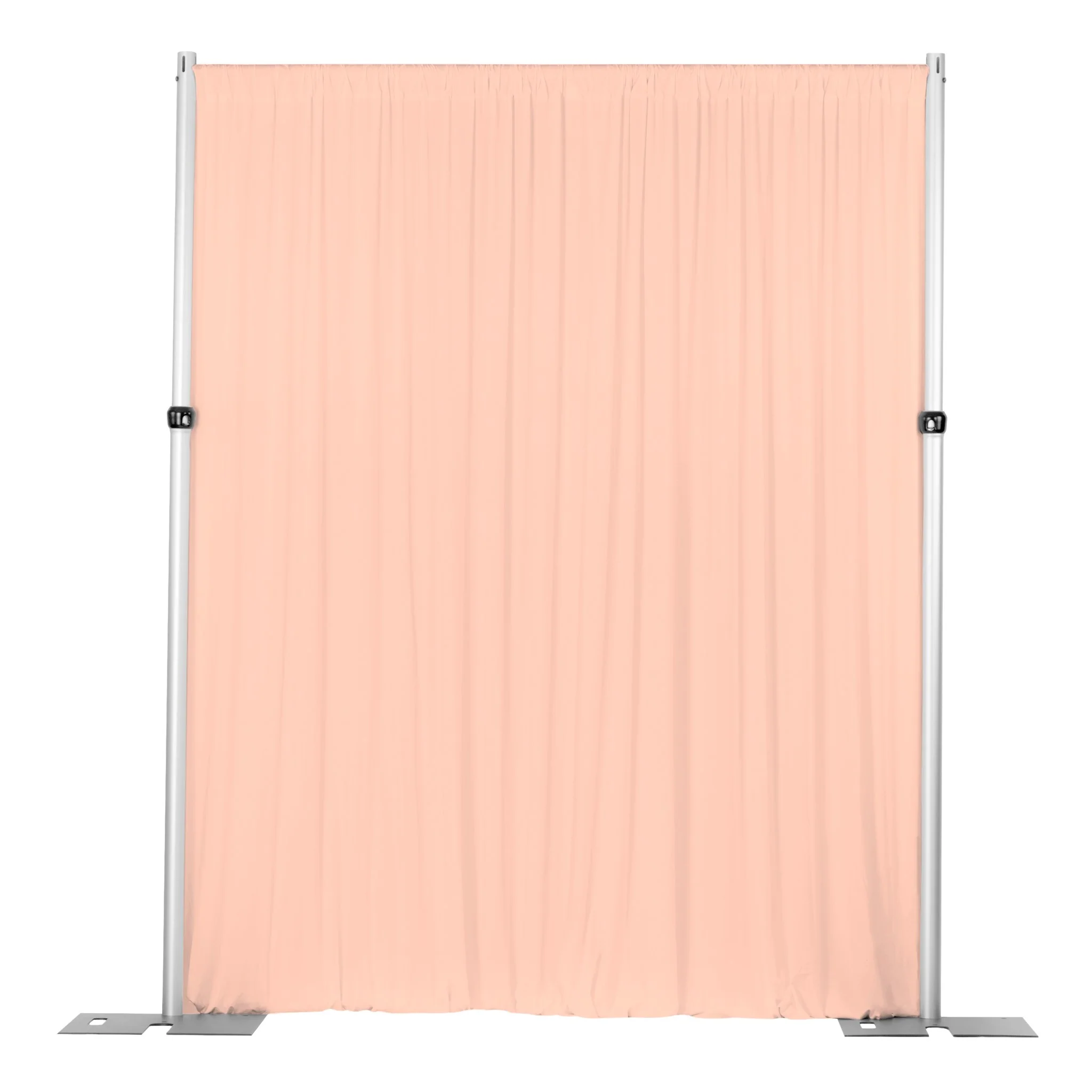 Spandex 4-way Stretch Drape Curtain 14ft H x 60" W - Blush/Rose Gold - Image 5