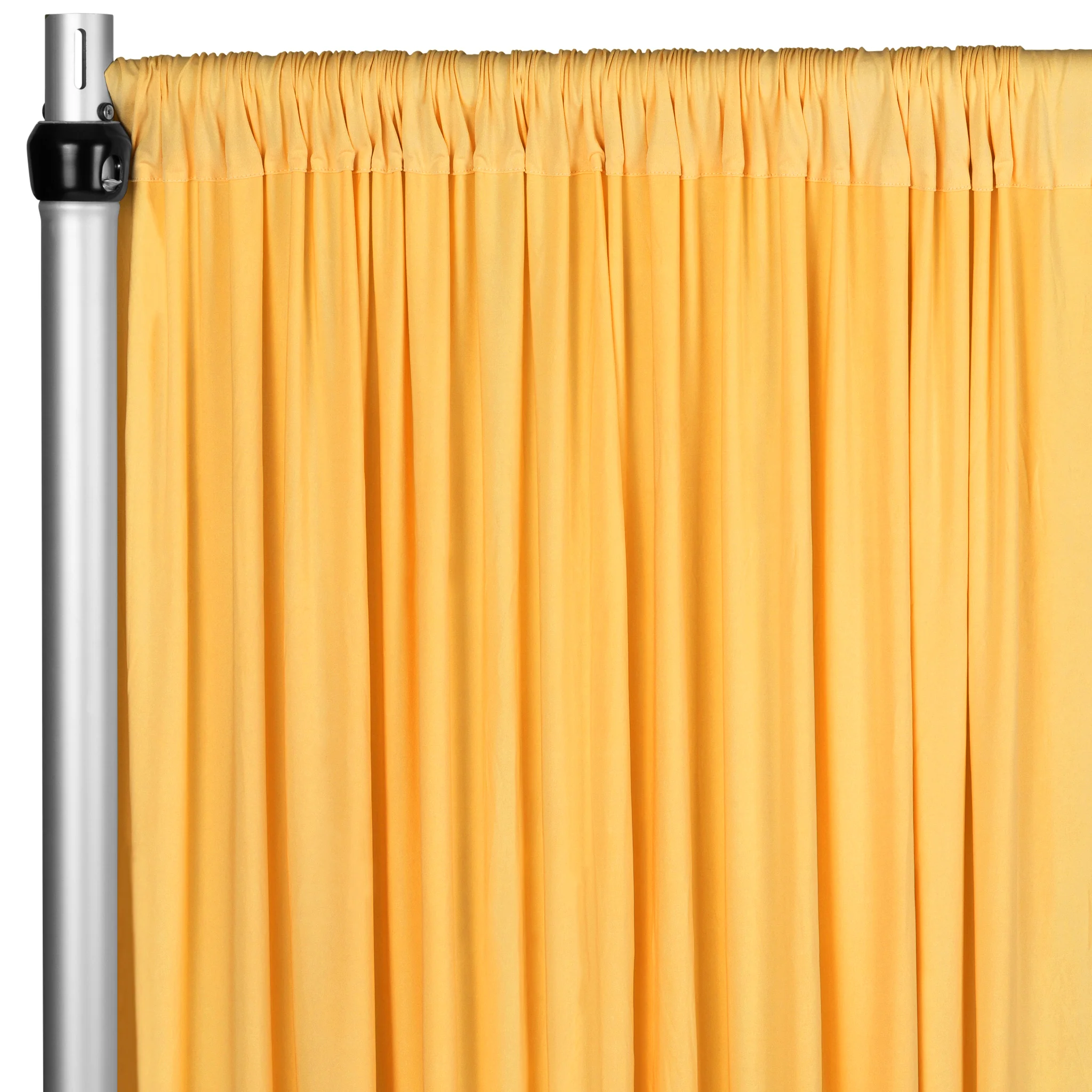 Spandex 4-way Stretch Drape Curtain 14ft H x 60" W - Canary Yellow