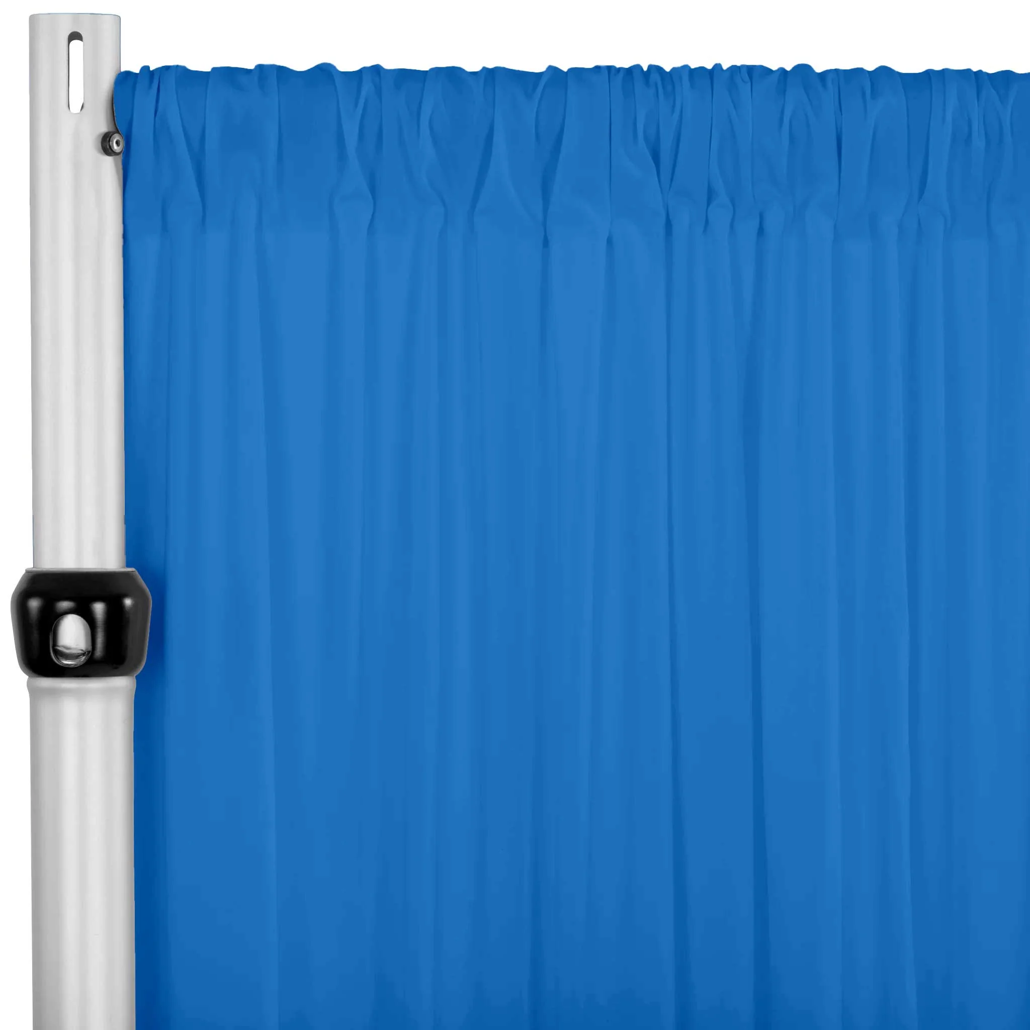 Spandex 4-way Stretch Backdrop Drape Curtain 16ft H x 60" W - Azure Blue
