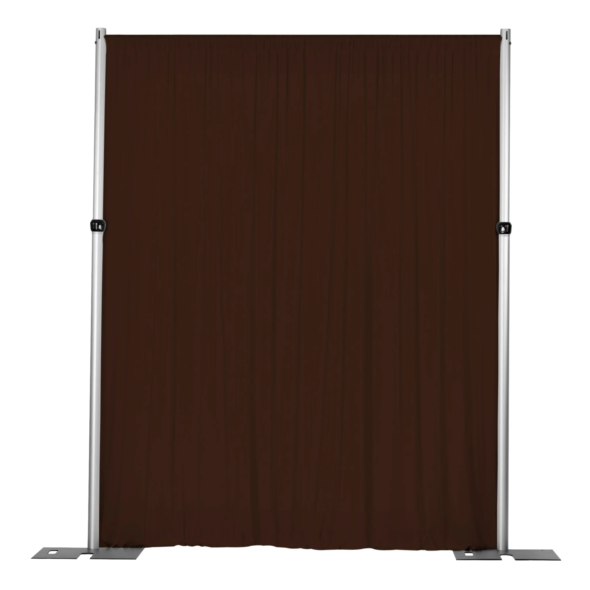 Spandex 4-way Stretch Backdrop Drape Curtain 12ft H x 60" W - Chocolate - Image 5
