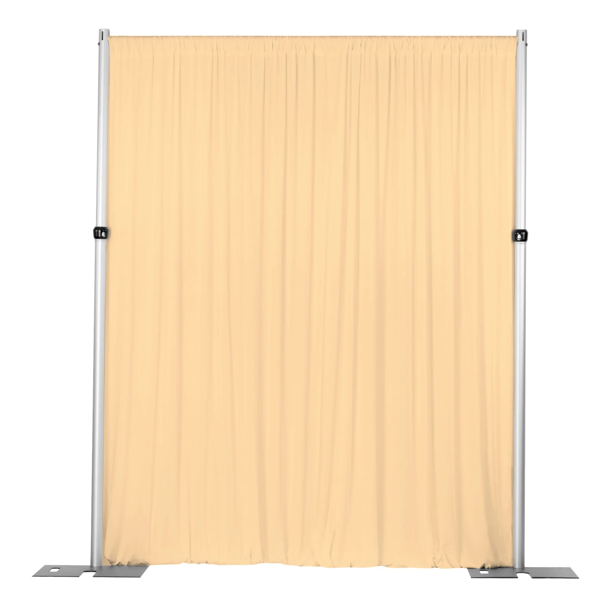 Spandex 4-way Stretch Backdrop Drape Curtain 14ft H x 60" W - Champagne - Image 5