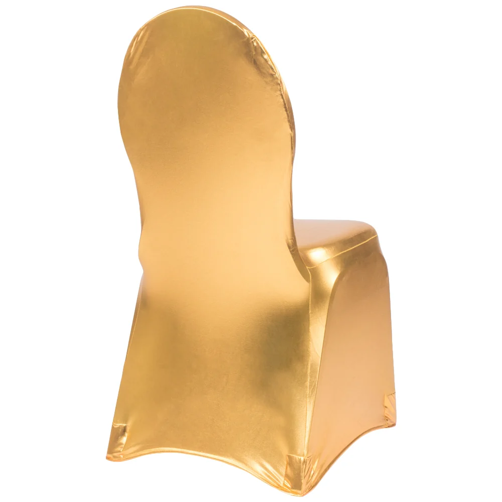 Spandex Banquet Chair Cover - Metallic Gold - Image 4