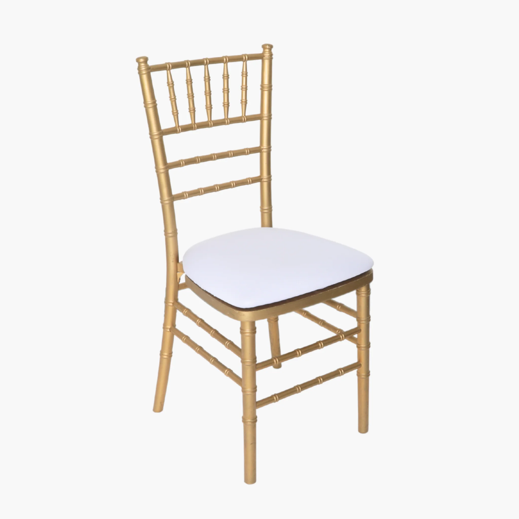 5 pcs/pk Spandex Chiavari Seat Pad Cover - White