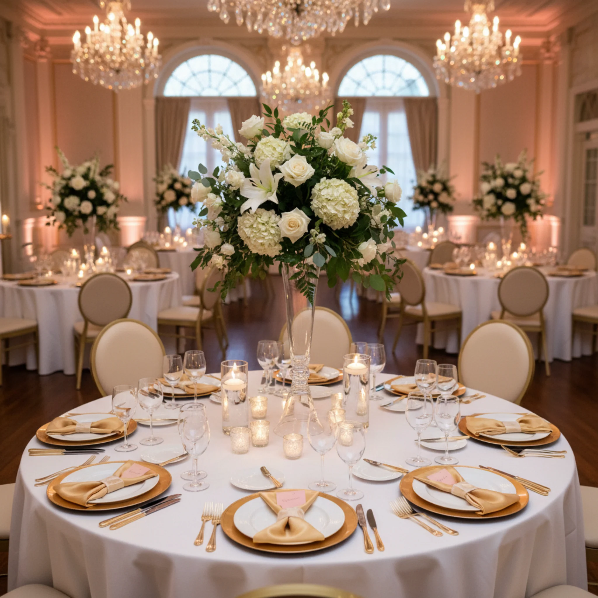 Taffeta Napkin 20"x20" - Gold - Image 2