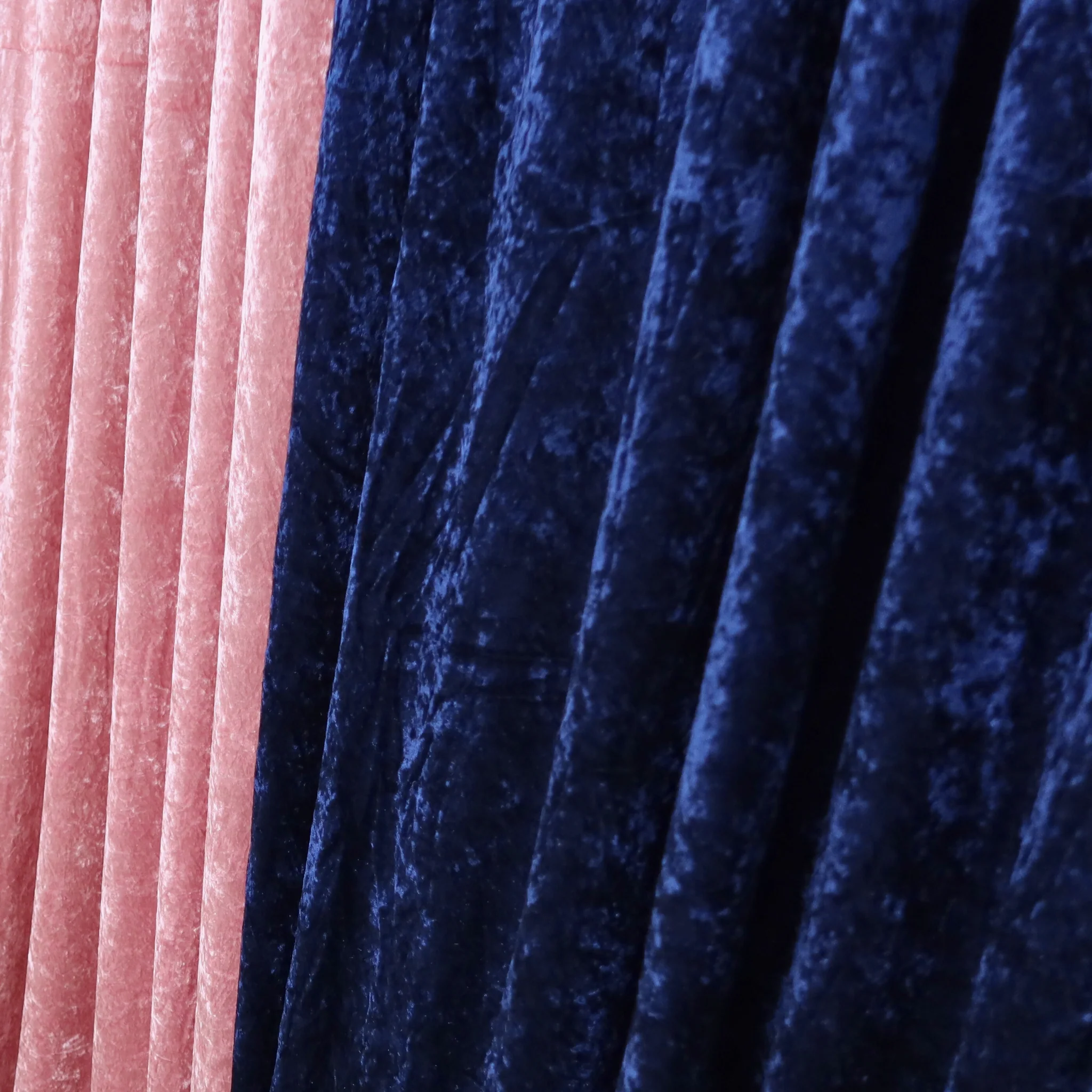 Velvet 8ft H x 52" W Drape/Backdrop Curtain Panel - Dusty Rose/Mauve - Image 3