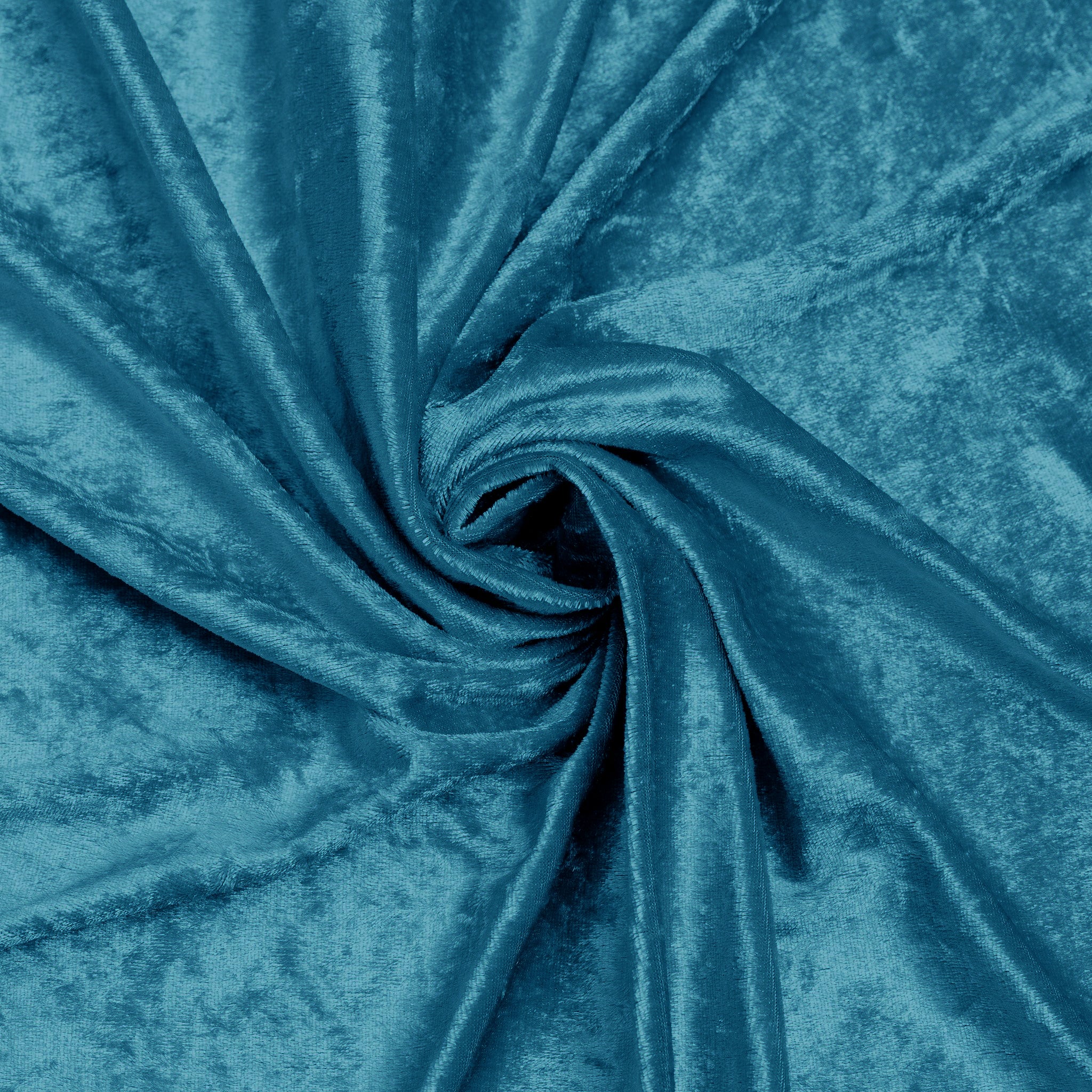 Velvet 90"x132" Rectangular Tablecloth - Peacock Teal - Image 3