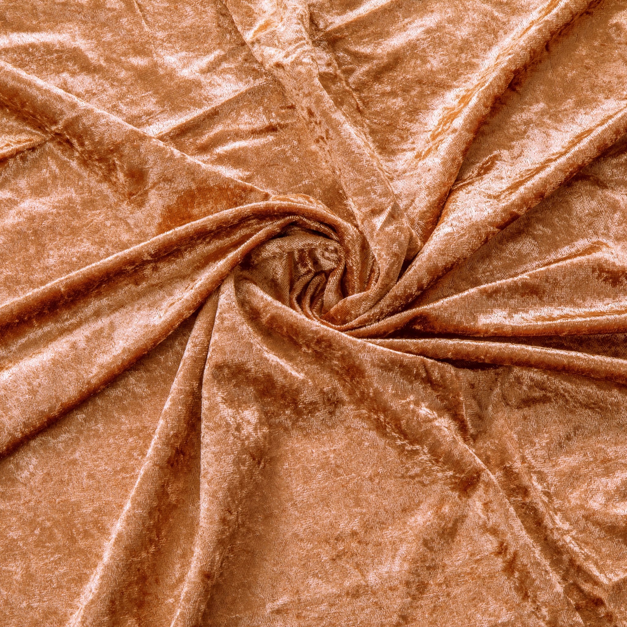 Velvet 90"x132" Rectangular Tablecloth - Terracotta - Image 4